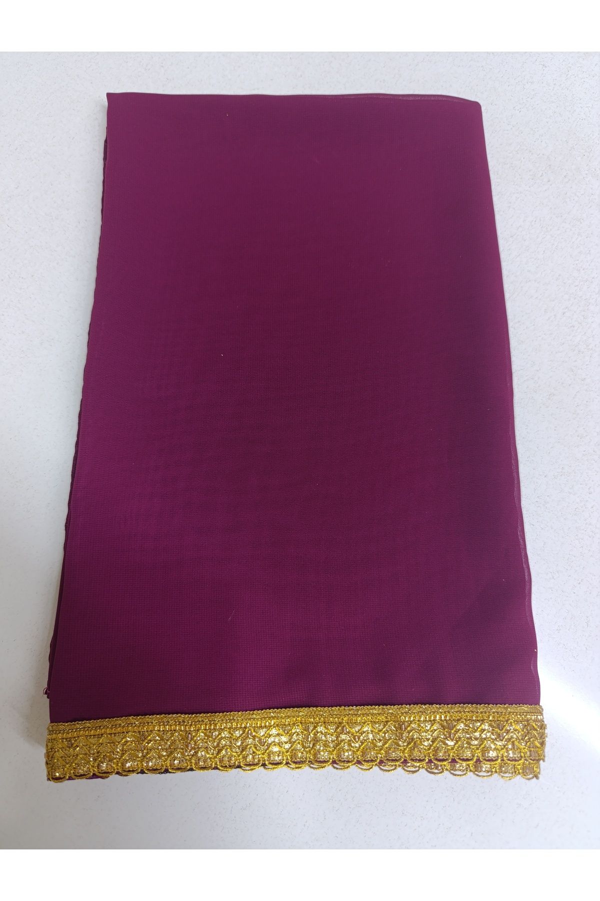 Firdevs Giyim-Local Shawl Plum Color 2