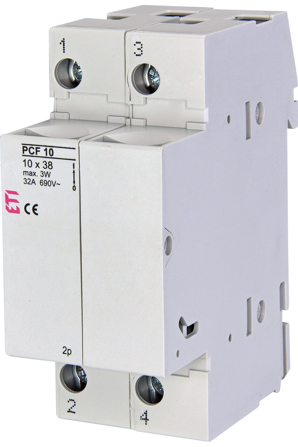 Eti-Fuse disconnector, 10x38mm, alternating current, 2P, 32A, without LED, PCF 10, 002550003, 1