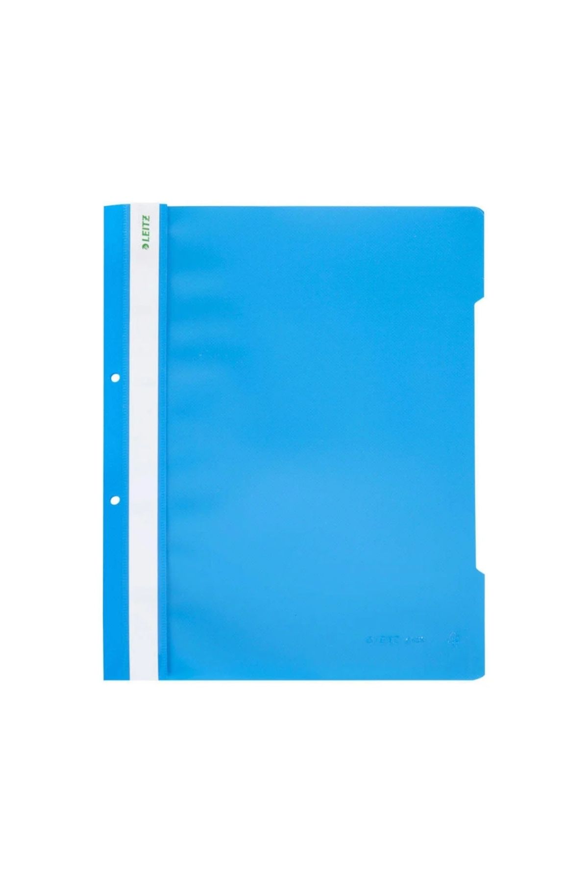 Leitz-Dosar spiralat, albastru, pachet de 50, dimensiune A4, structura cu 2 gauri 5
