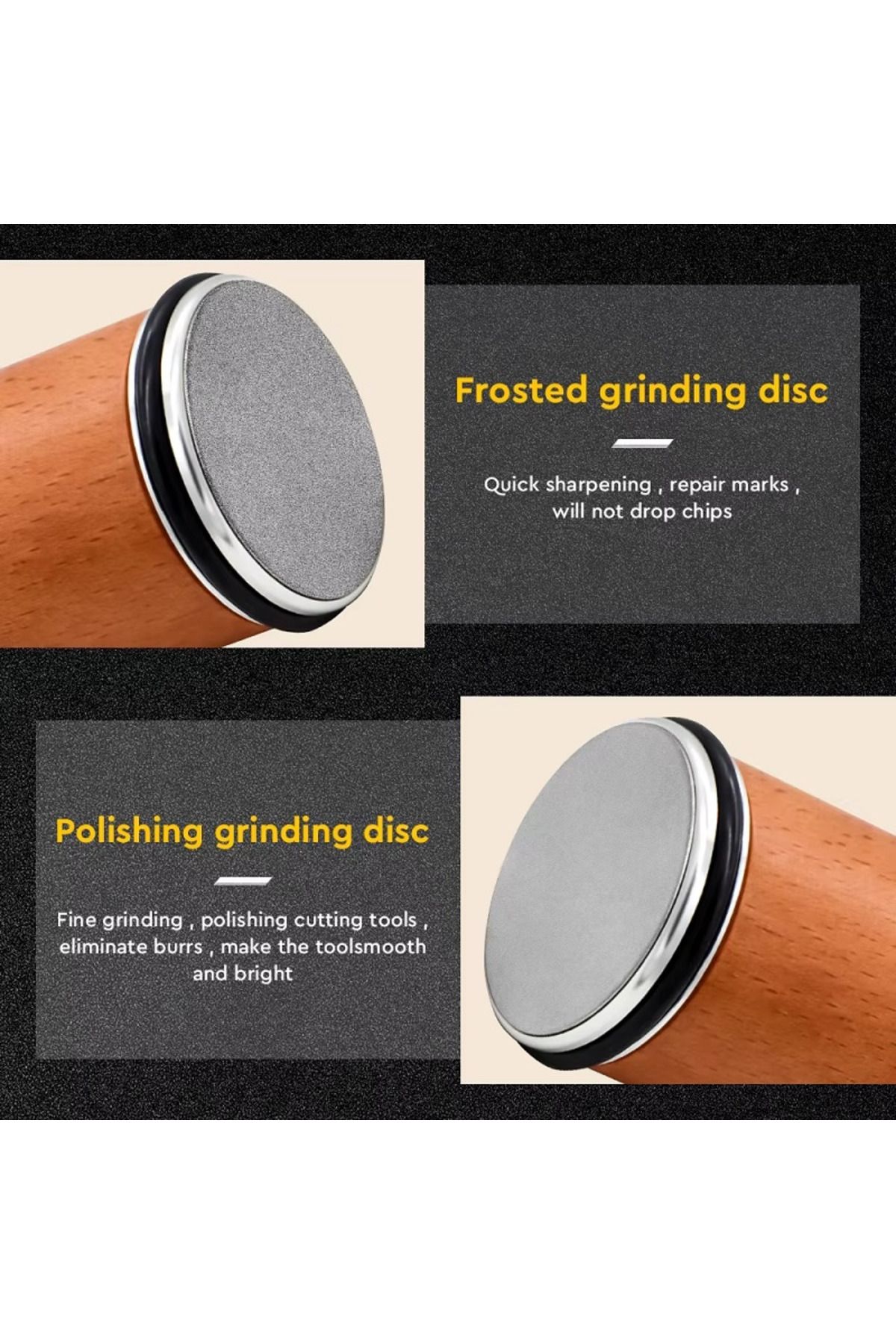Lommad-Magnetic Knife Sharpener, 5 Sharpening Angles, Coarse and Fine Sharpening, Non-Slip Base 5