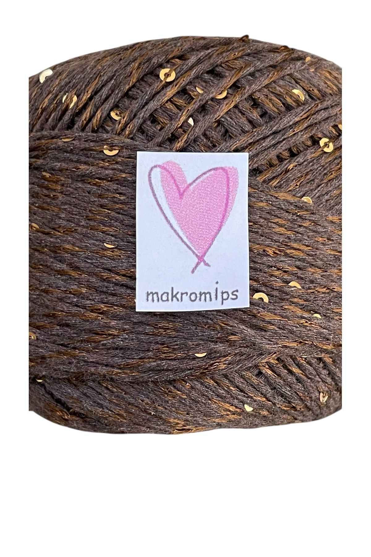 Makromİps-Pullu Coton Hand Knitting Yarn (50Gr) Sequence Shiny Stylish Hobby Fun 3