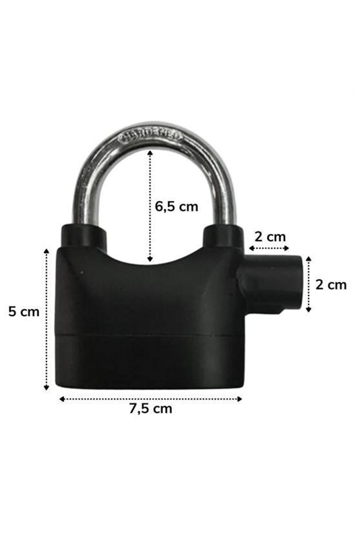 CONAHOME-BUFFER® Multifunctional Square Hanging Cabinet Lock with Decibels Black Alarm and Extra Security 3