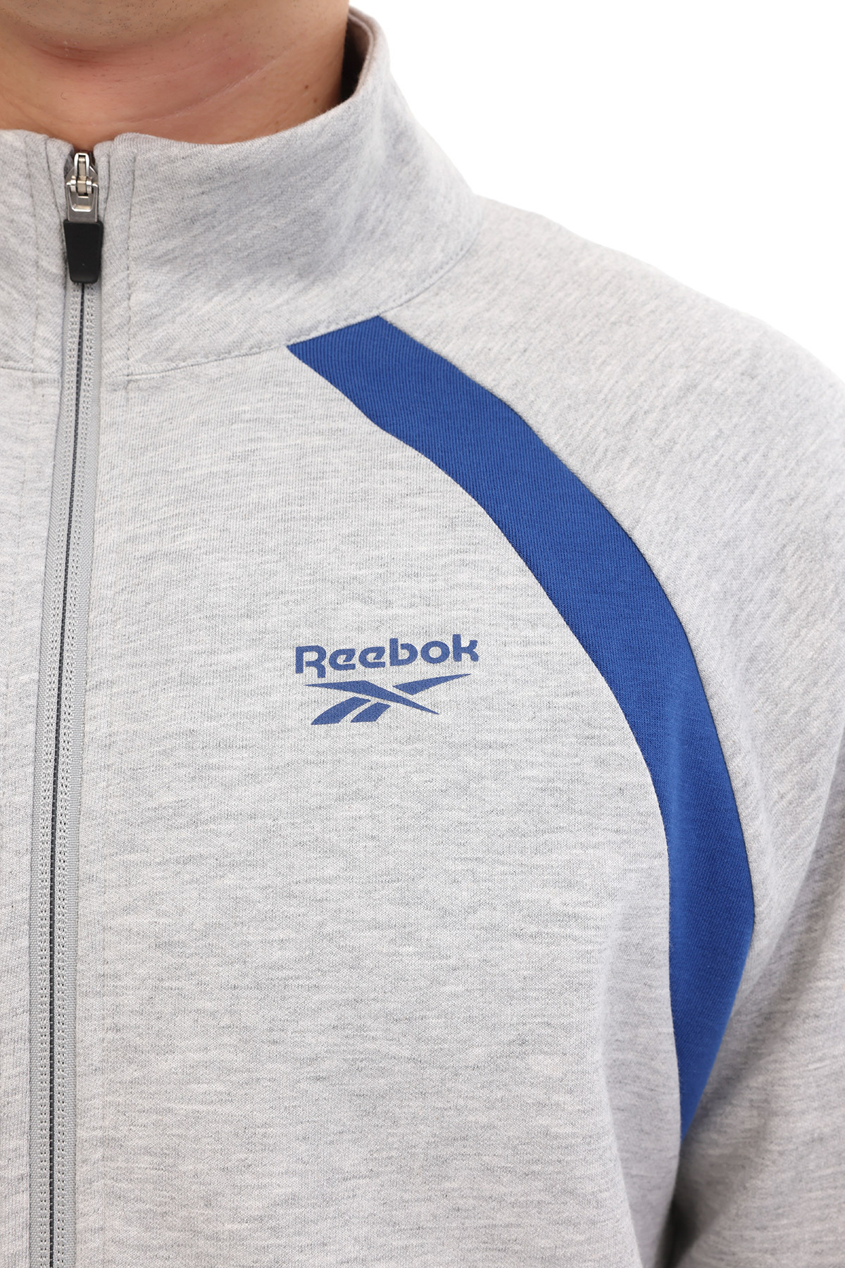 Reebok CAMBLE FZ Gri Erkek Eşofman Üstü görsel 6