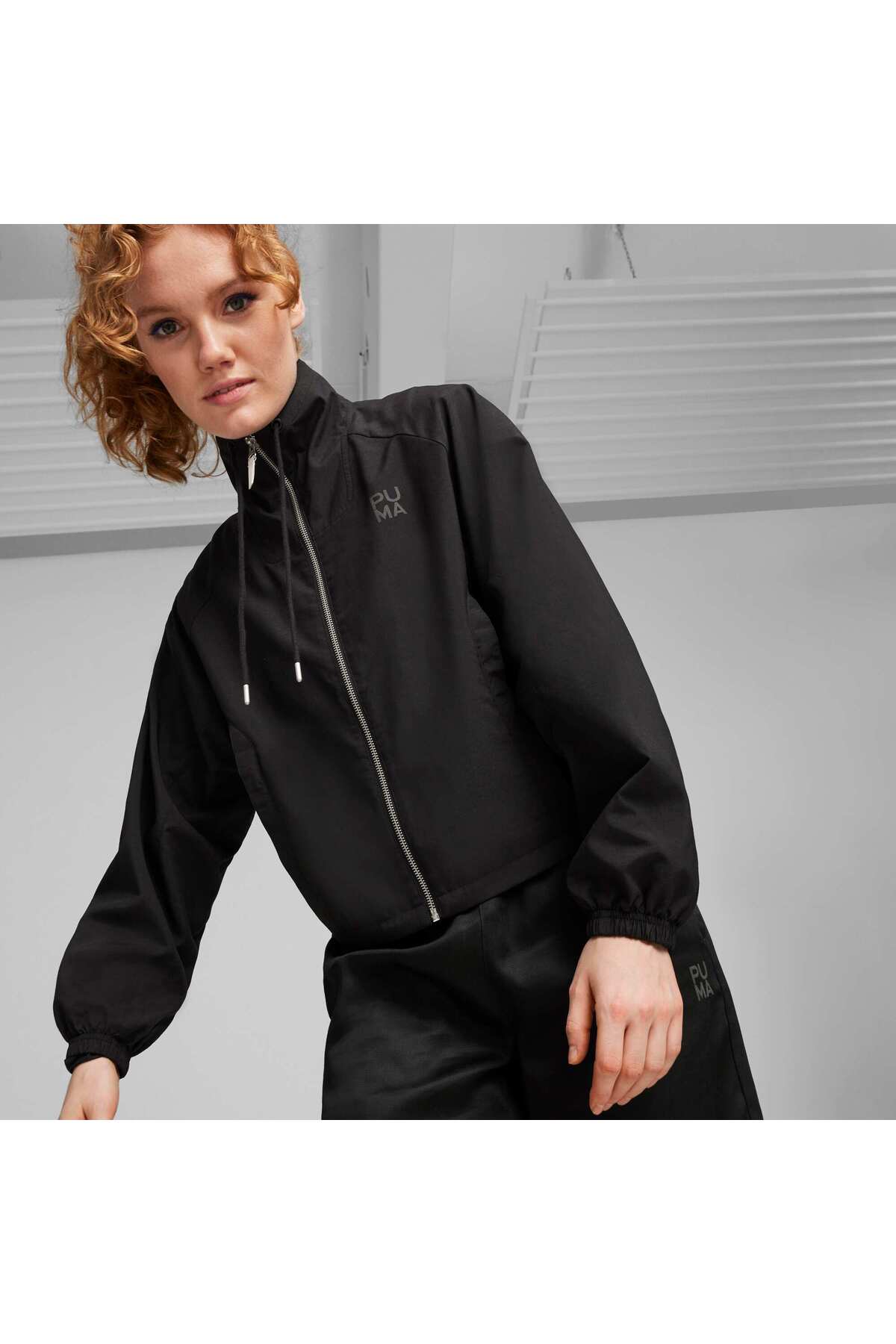 Puma INFUSE Relaxed Dokuma Kadın Ceket görsel 7