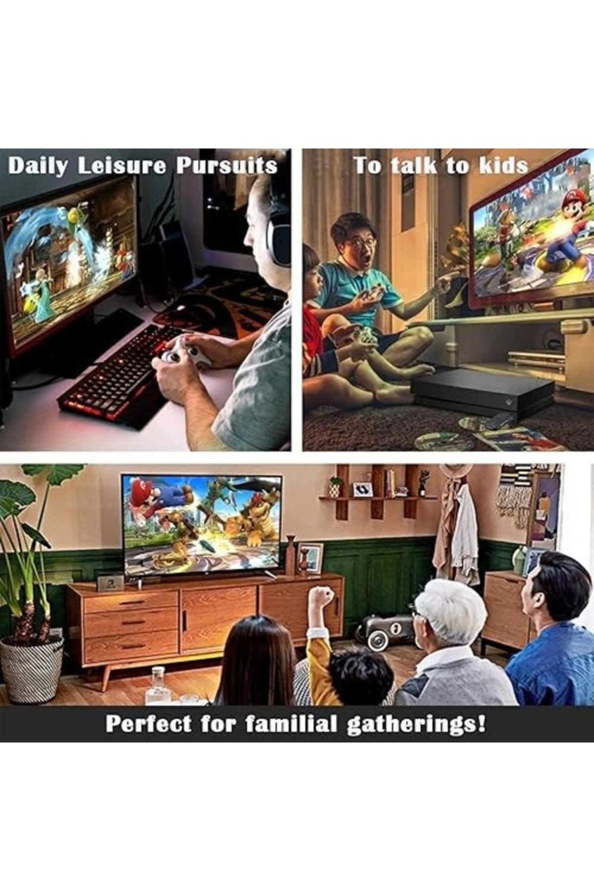 Generic-Wireless Controllers P4 Gamepad Kit Ps, Double-motor Vibration/precision Control Gameplay 5