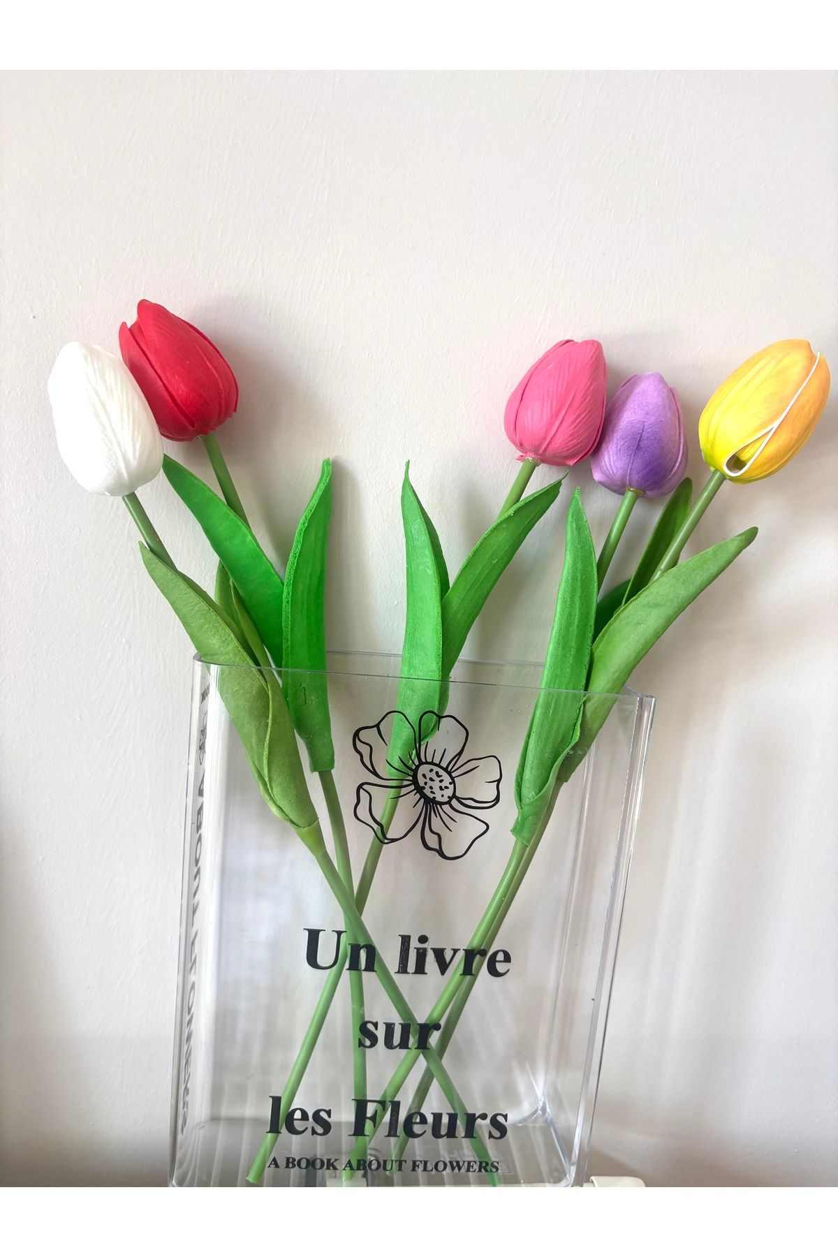 DEFORA-Mika Book Pinterest Vase and Mixed Color Wet Look Tulip 1