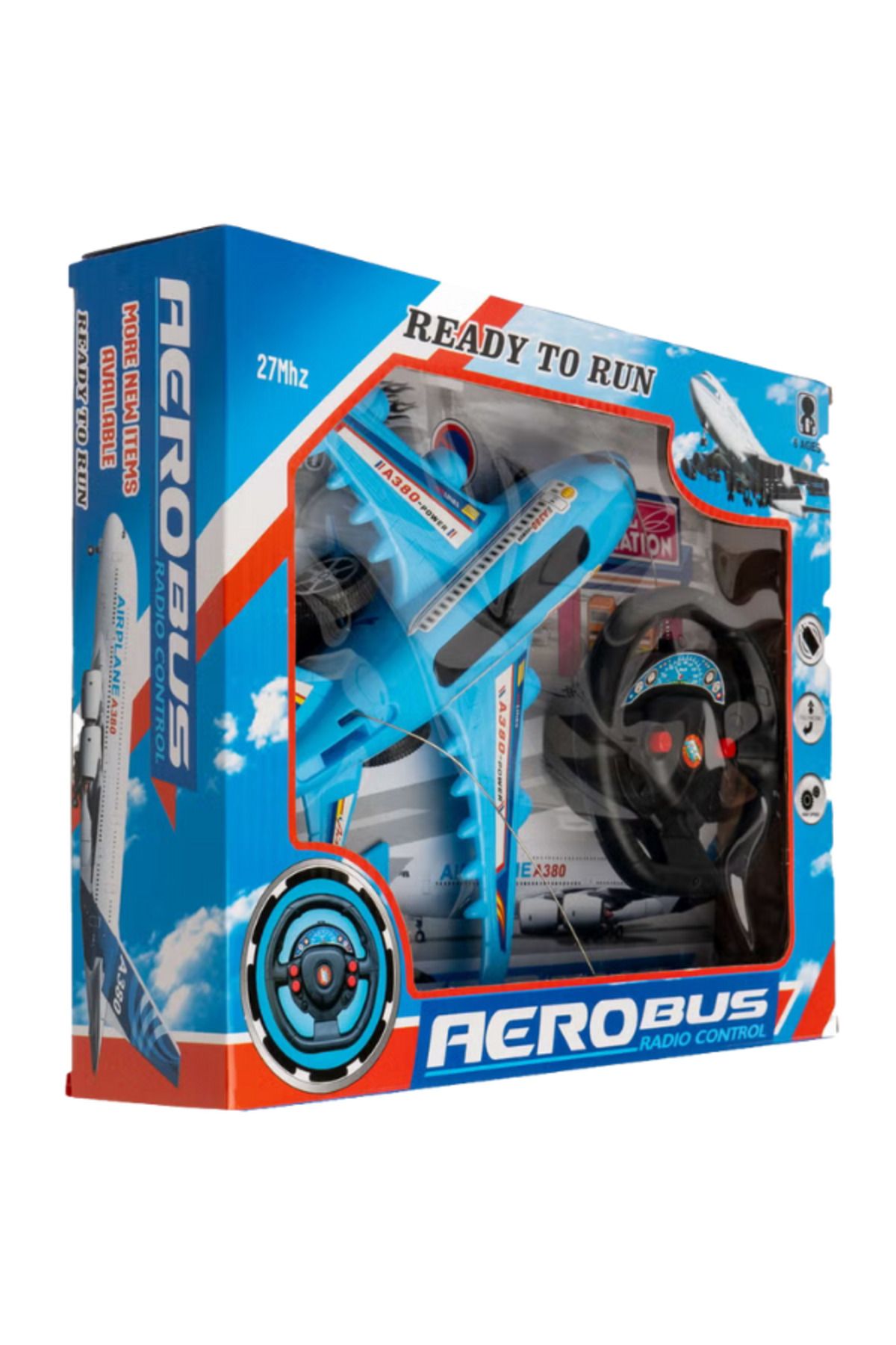 Generic-A380 Airplane Game with Remote Control – Realistic Ground Driving Experience 6