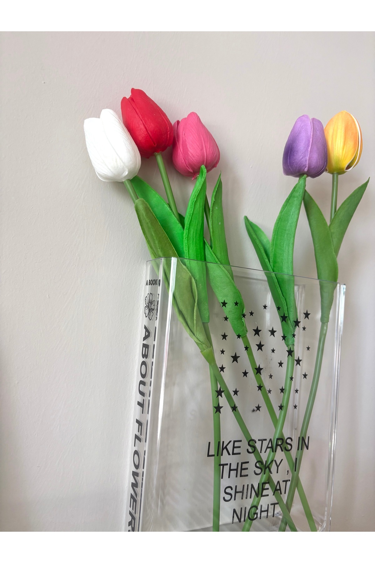 DEFORA-Elegant & Lasting Design Mica Book Pinterest Vase and Mixed Color Wet Look Tulip 2