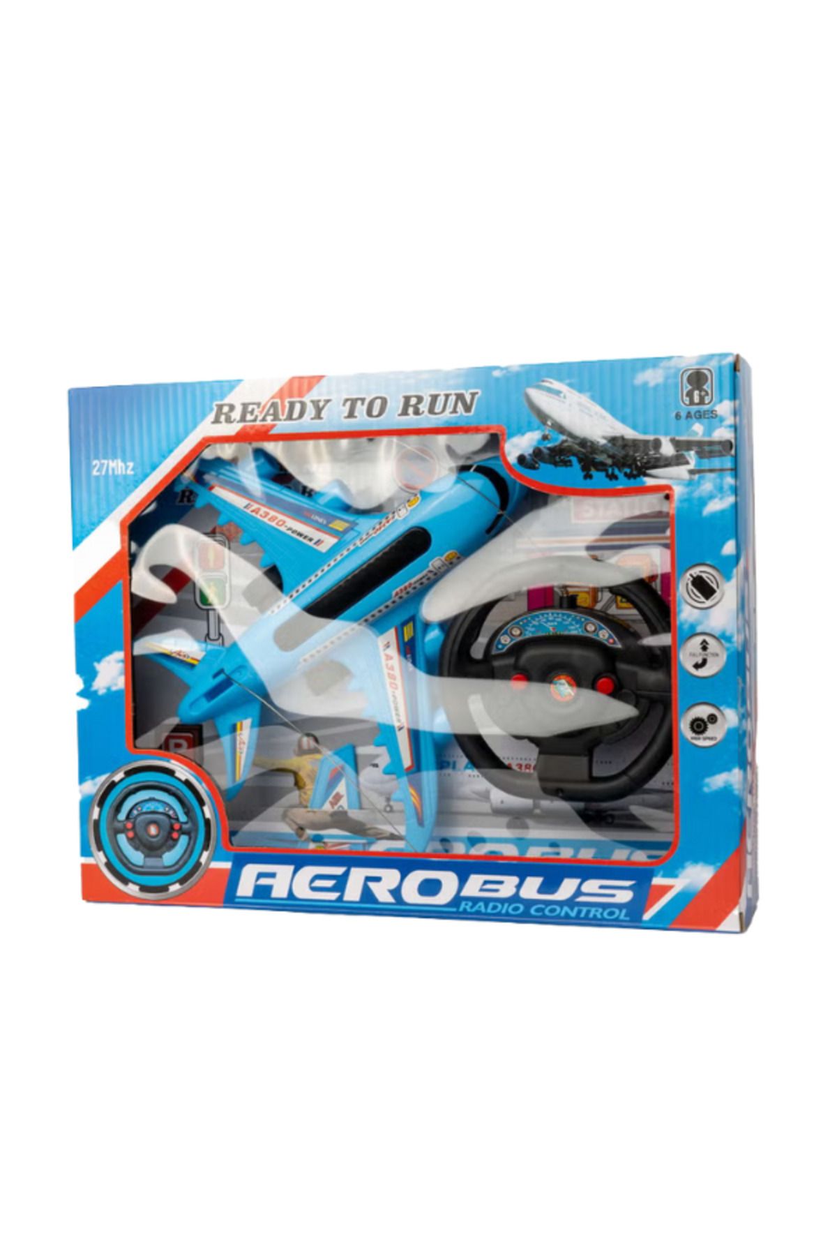 Generic-A380 Airplane Game with Remote Control – Realistic Ground Driving Experience 4
