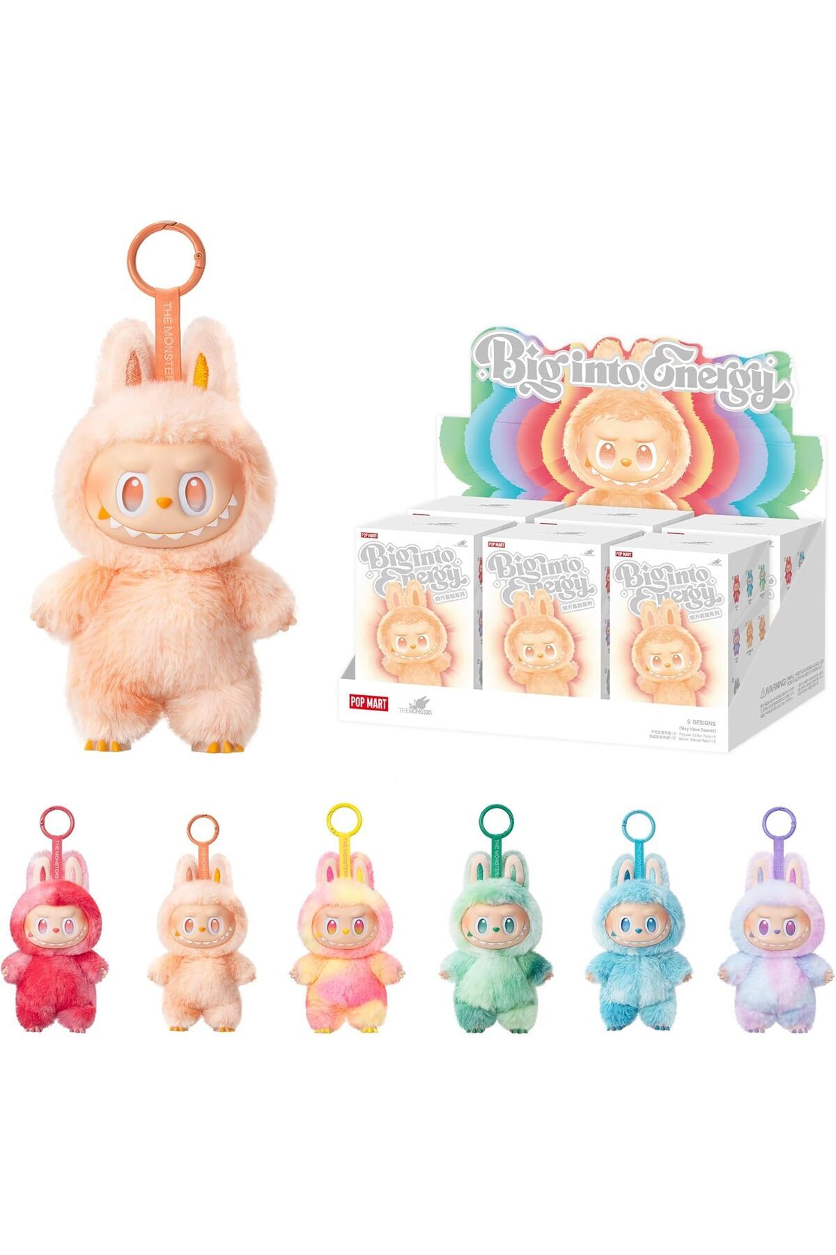 Pop Mart 6-Pack LABUBU The Monsters Blind Box Big Into Energy