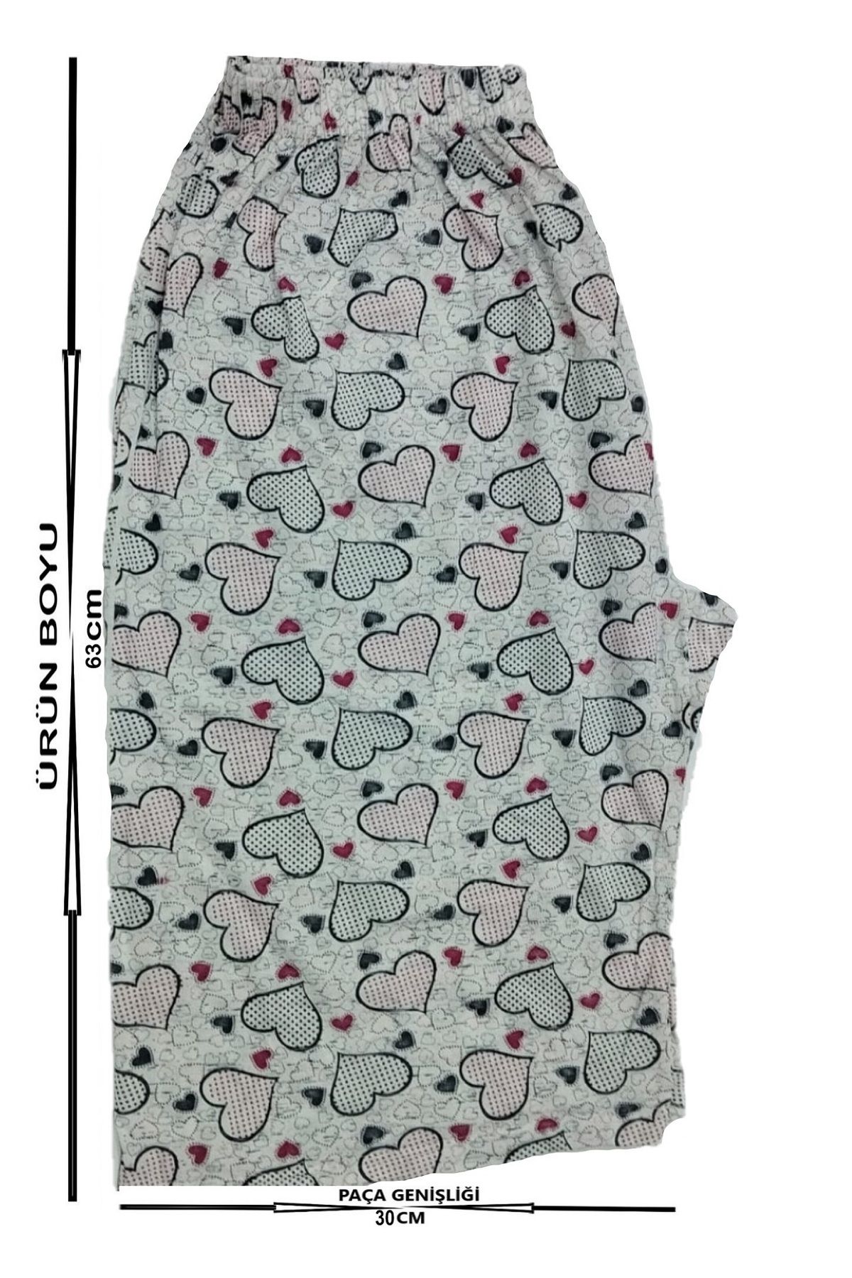 A&K ZÜMRA-Mother Model Combed Cotton Below Knee Capri Large Size Netted 2