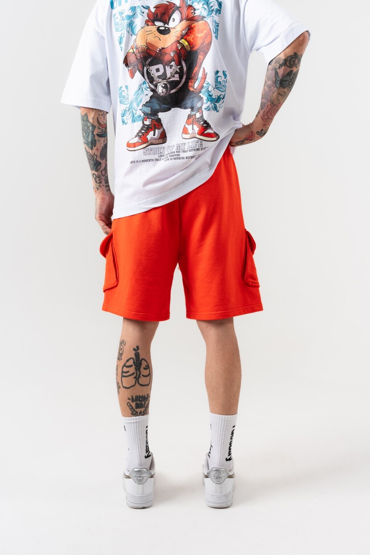 go gang own-Σορτς Patchrun Kargo Oversize 7