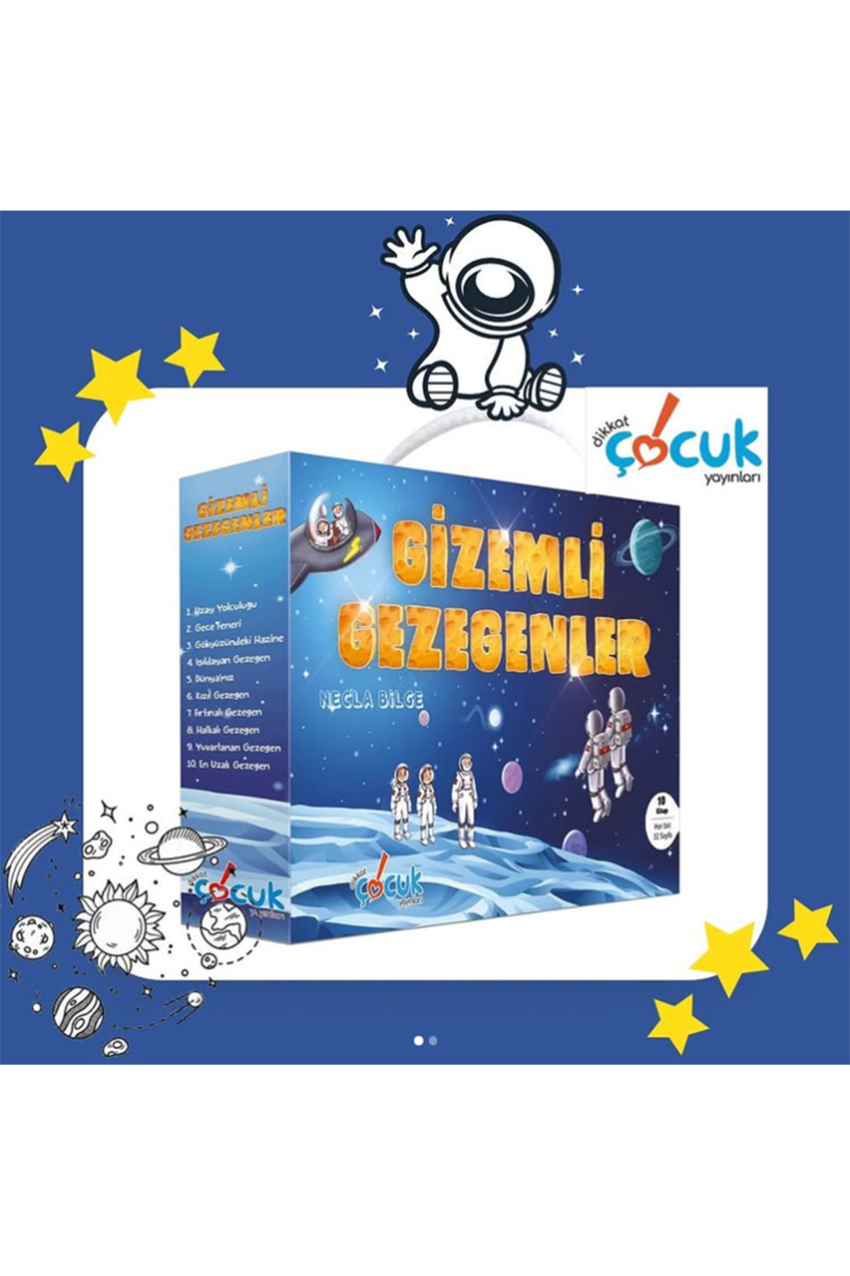 3K YAYIN Dikkat Çocuk Yayınları GİZEMLİ GEZEGENLER Hikaye Serisi