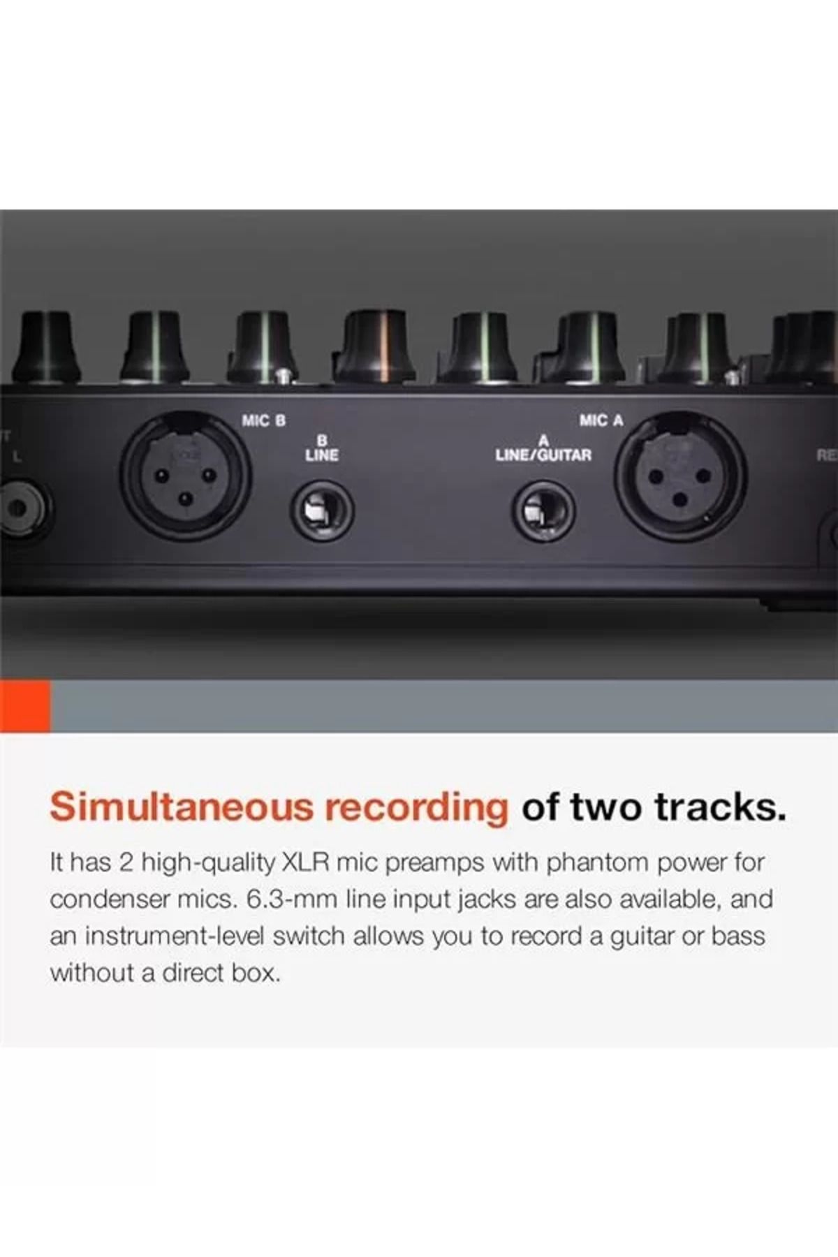 TASCAM-Dp-03sd Digital 8-Channel Fader-Controlled Portastudio 3