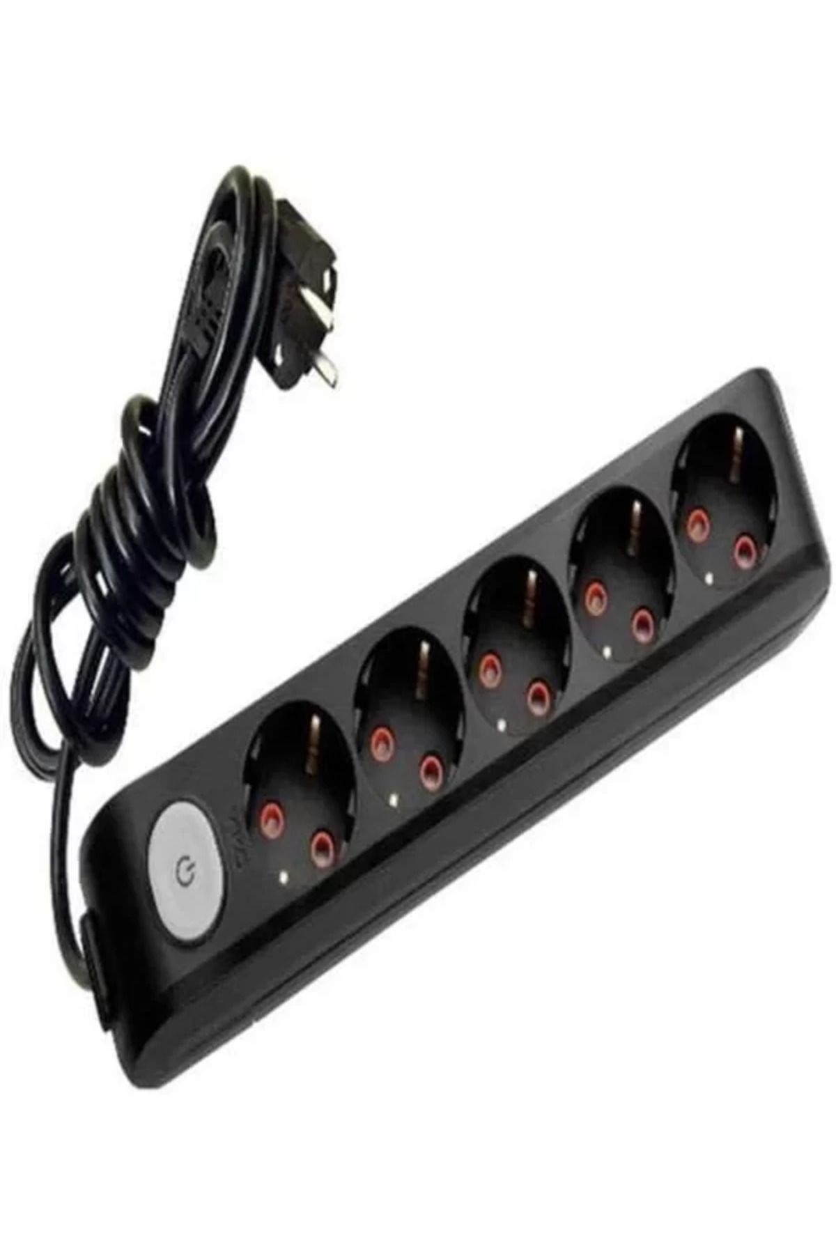STOREMAX-Shsm Multi-Let 5-Piece Switch Grounded Ç.K 2Mt Cable Socket Esr 1107872 1