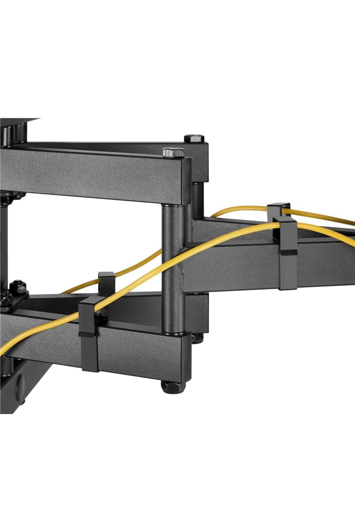 goobay-TV Wall Mount FULLMOTION L Black Tilt&Swivel 3