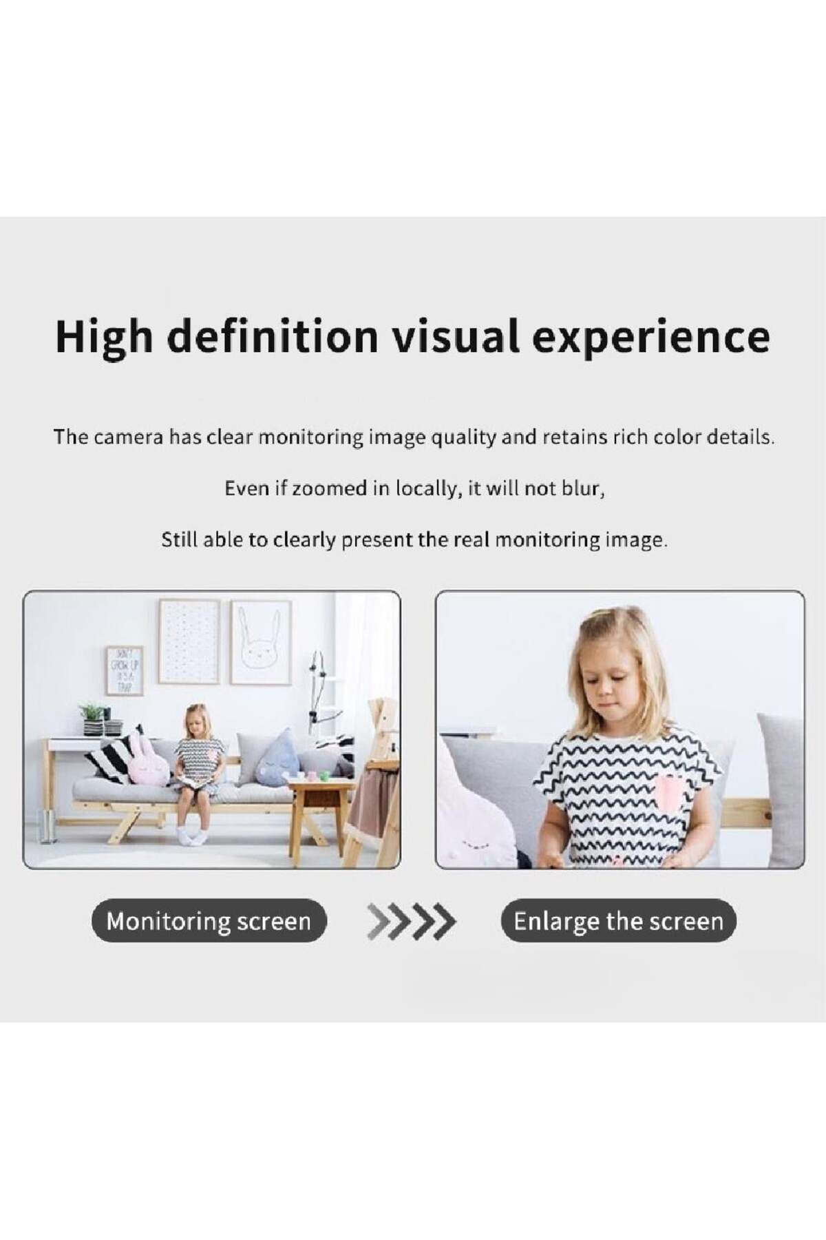 divendi-ro-Baby monitor surveillance camera with 2.8" HD display, IR, bluetooth, WiFi, motion and cry detection 6