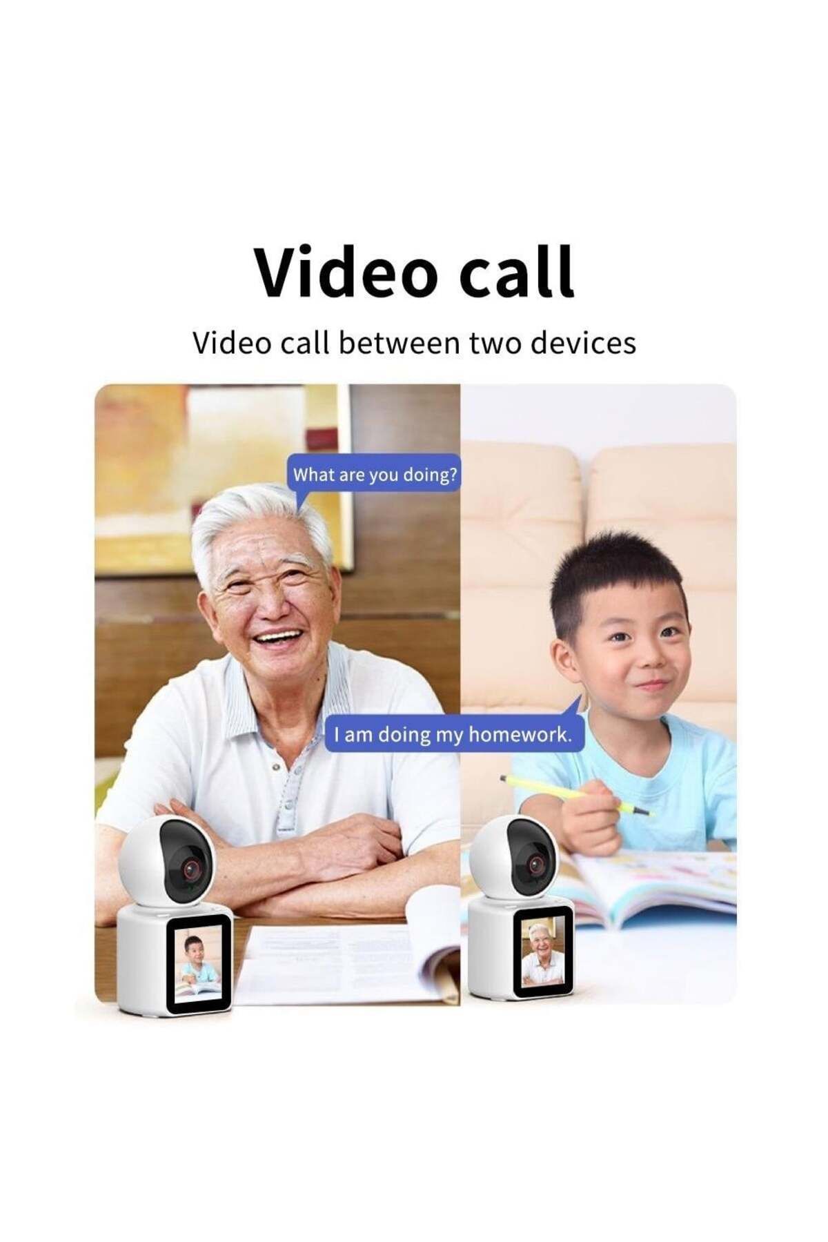divendi-ro-Baby monitor surveillance camera with 2.8" HD display, IR, bluetooth, WiFi, motion and cry detection 8
