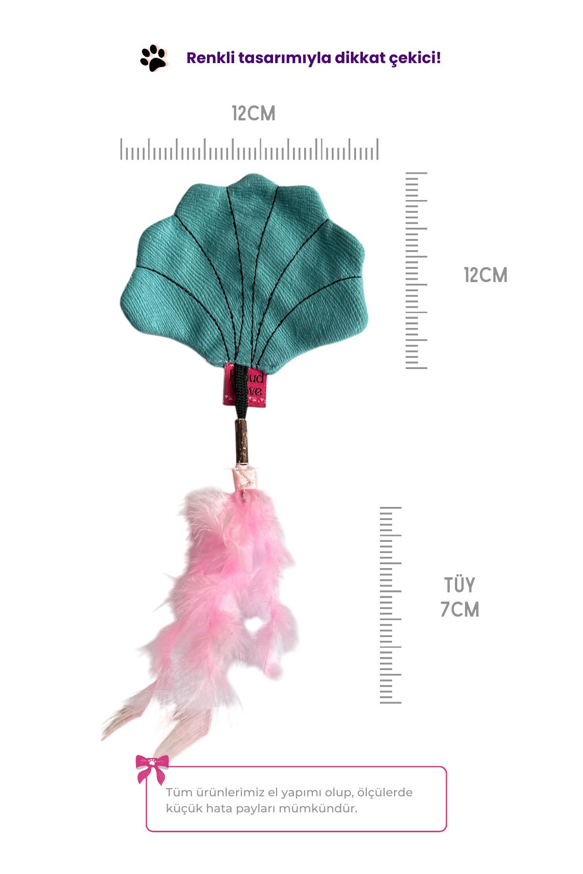 Proud Wave-Sound Furry Cat Toy Squeaky Catnip Matatabi Stick Unfilled Oyster Toy 5