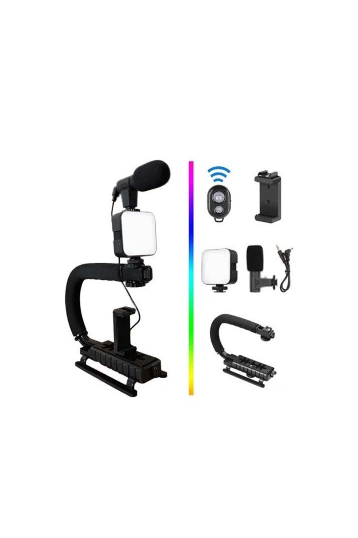 divendi-ro-Image stabilizer for phone/camera with remote control and microphone 4