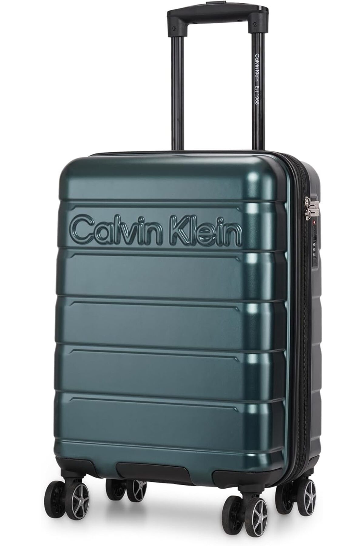 Calvin Klein-Ridge Line Hardside Spinner Luggage On Wheels, Ultra Lightweight ABS, 4 Double Wheels with TSA Lock 5