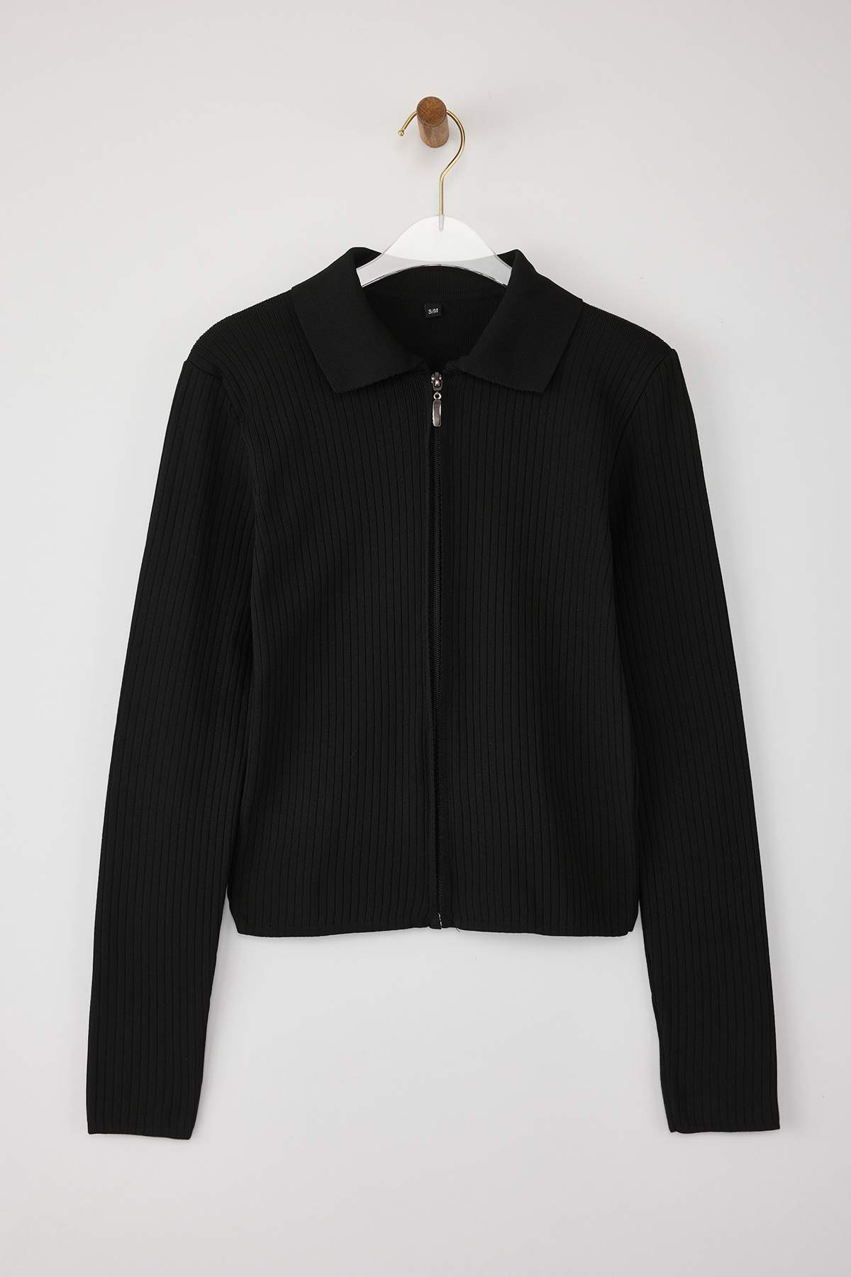 Trendyolmilla  Gri-Siyah 2'li Basic Kısa/Crop İkili Paketl Triko Body Hırka-Kazak TWOAW26KZ00116 - Görsel 11