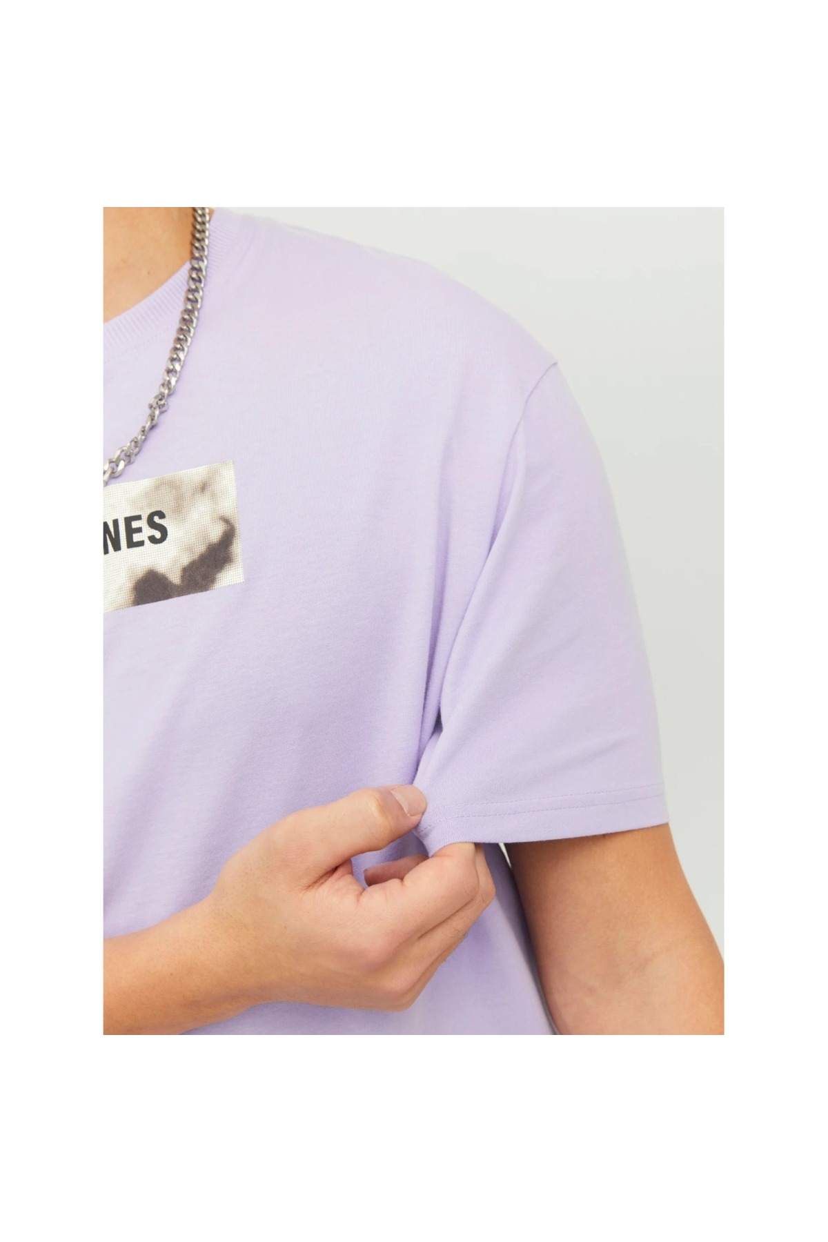 تیشرت مردانه راسته آستین کوتاه | جک اند جونز Jack & Jones 12235313-LVD - تصویر 3