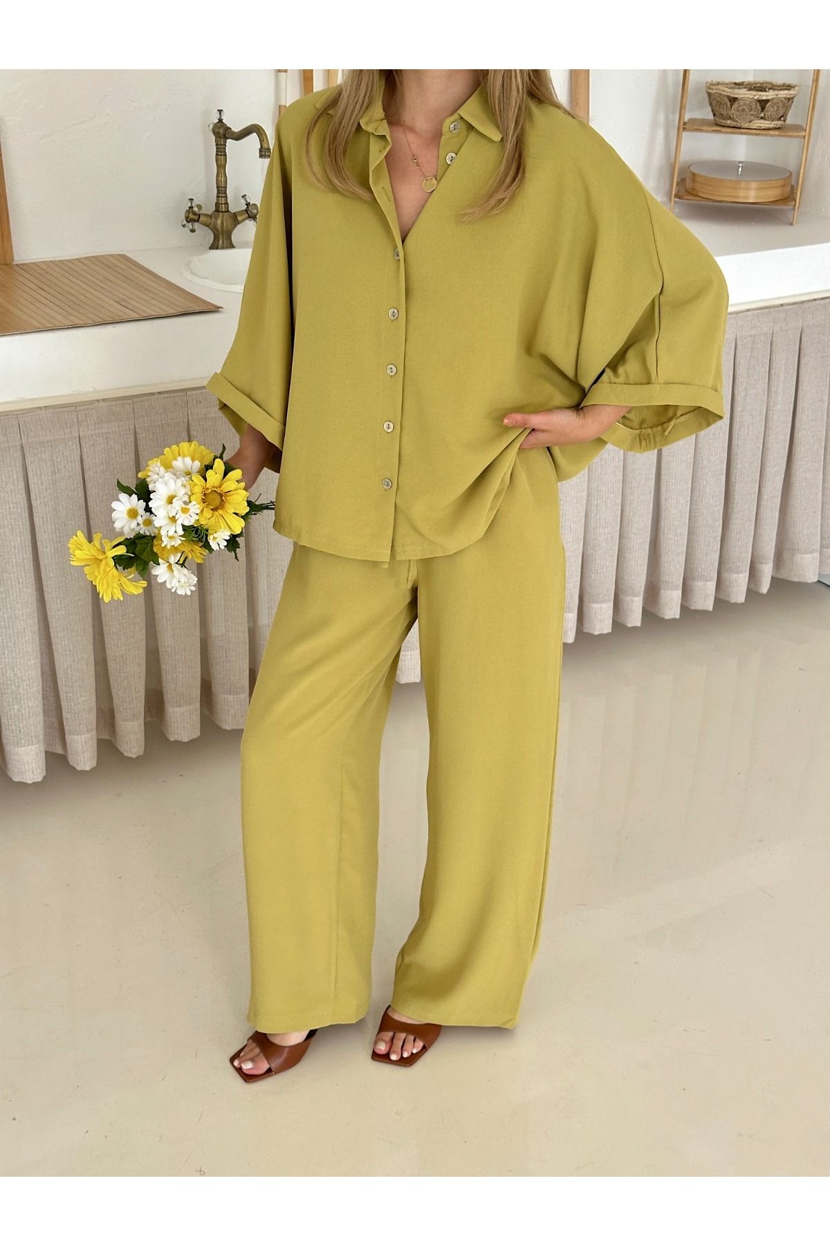 soBasic-Double Stylish Design Suit Tncel Fabric 7