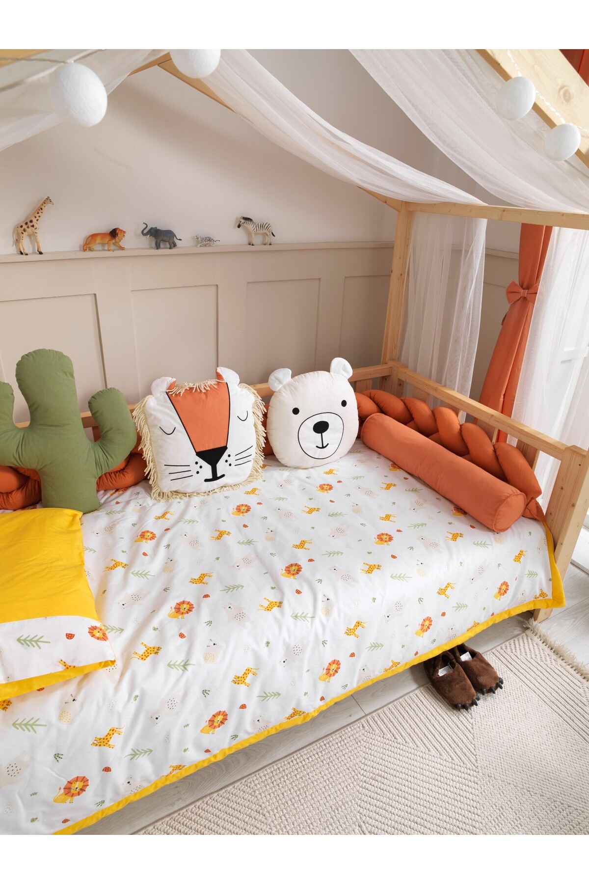 SOFT BABY TEKSTİL Safari Örgü Montessori Uyku Seti fotoğrafı 3 (önizleme)