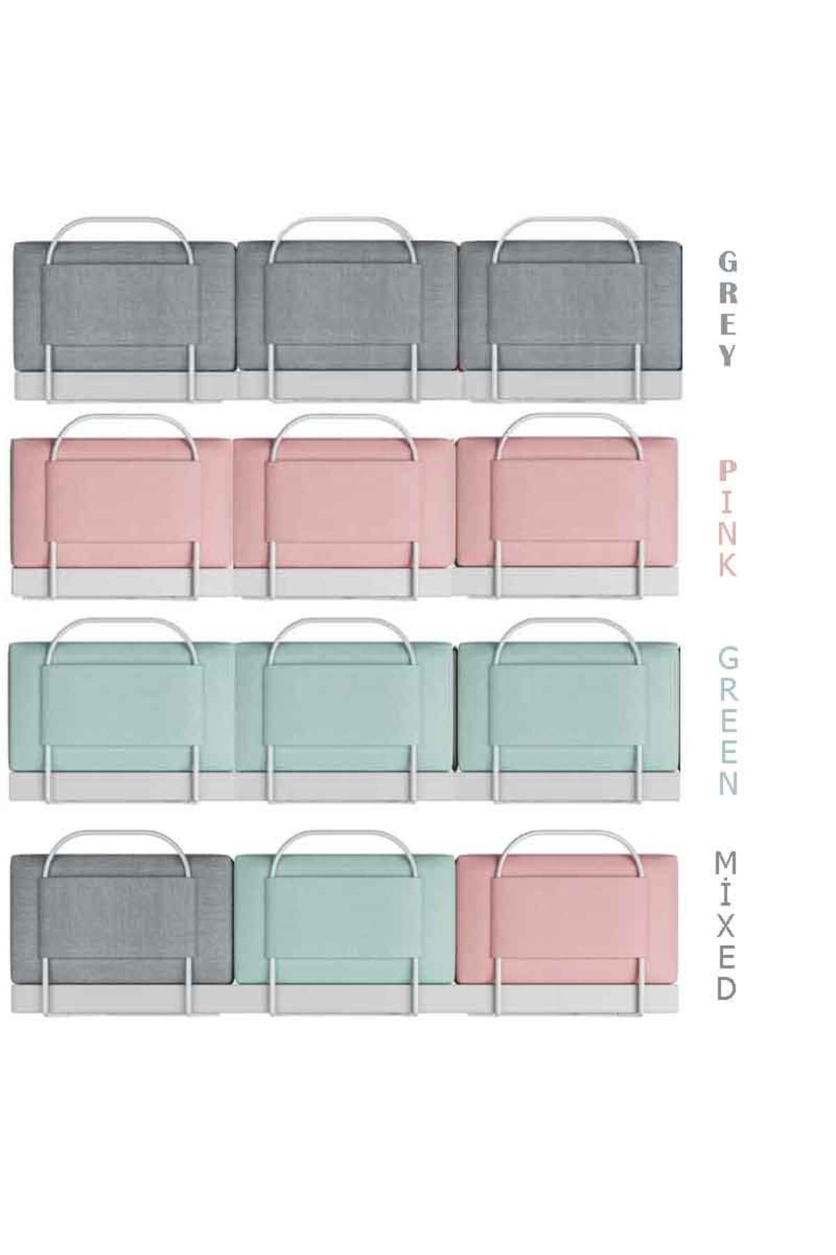 RevuBaby 150 Cm Serenity Xl Yeni Nesil Yatak Bariyeri Korkuluğu Pink fotoğrafı 3 (önizleme)