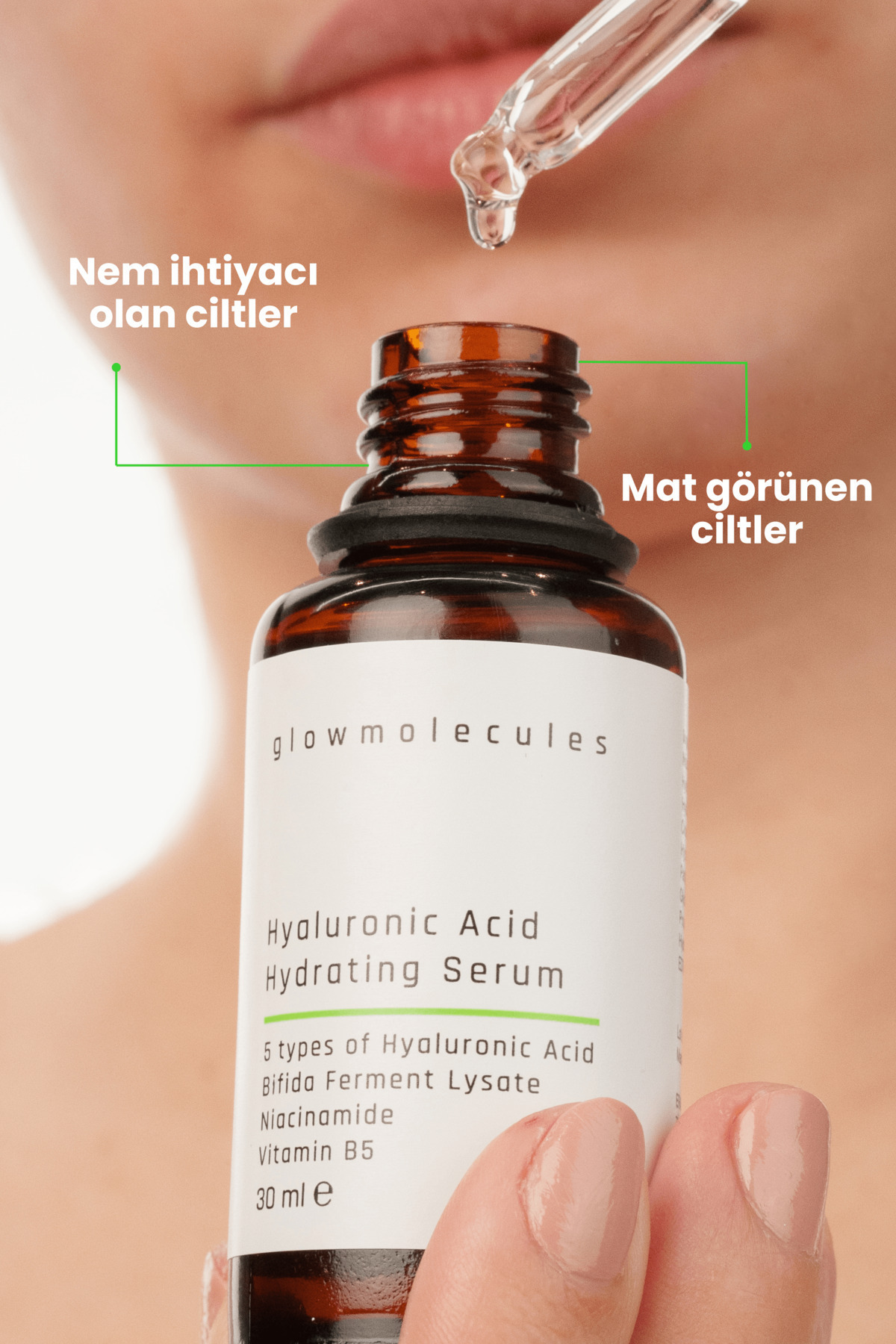 Nemlendirici Serum - Hyaluronic Acid Hydrating Serum (30 ML) — تصویر 4 از 8