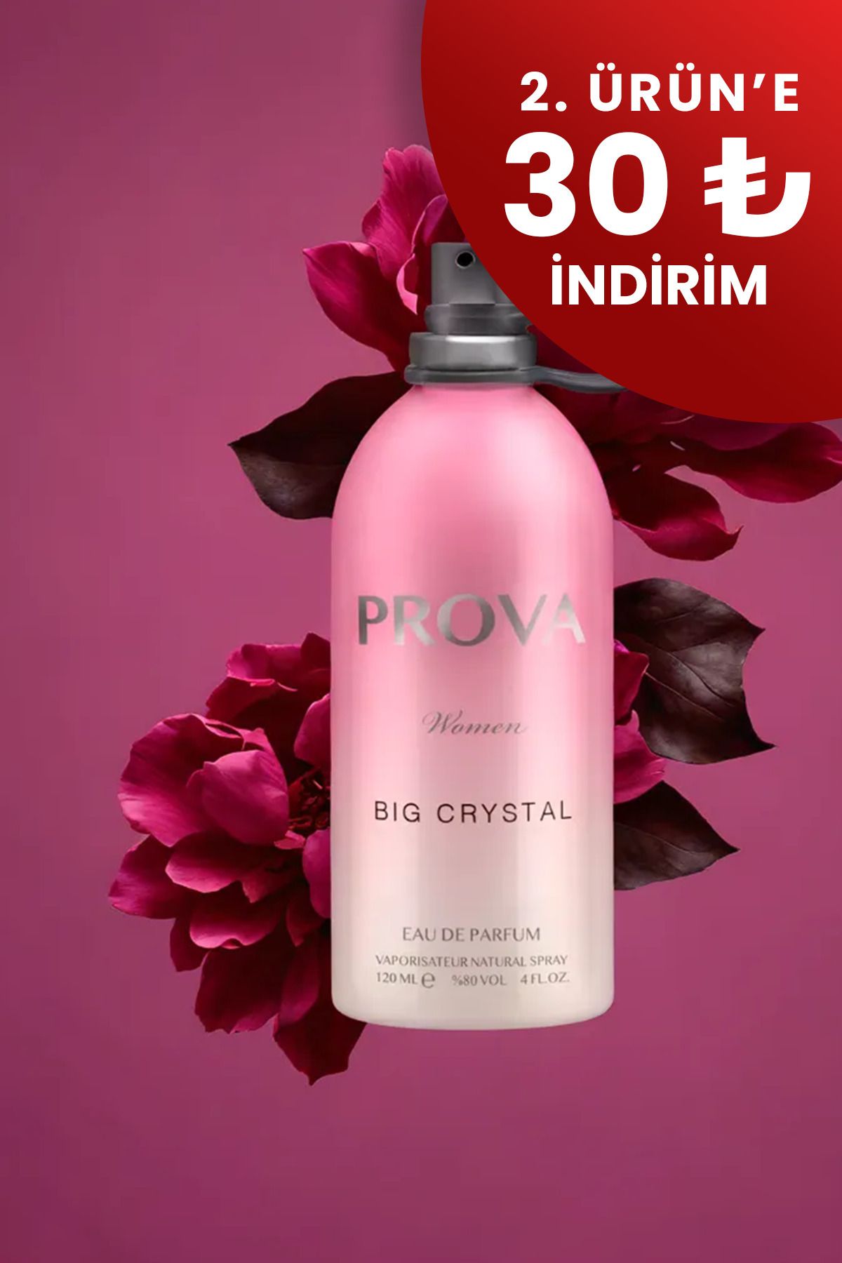Prova عطر زنانه بیگ کریستال ادپ میوه ای گلدار 120 میلی لیتر
