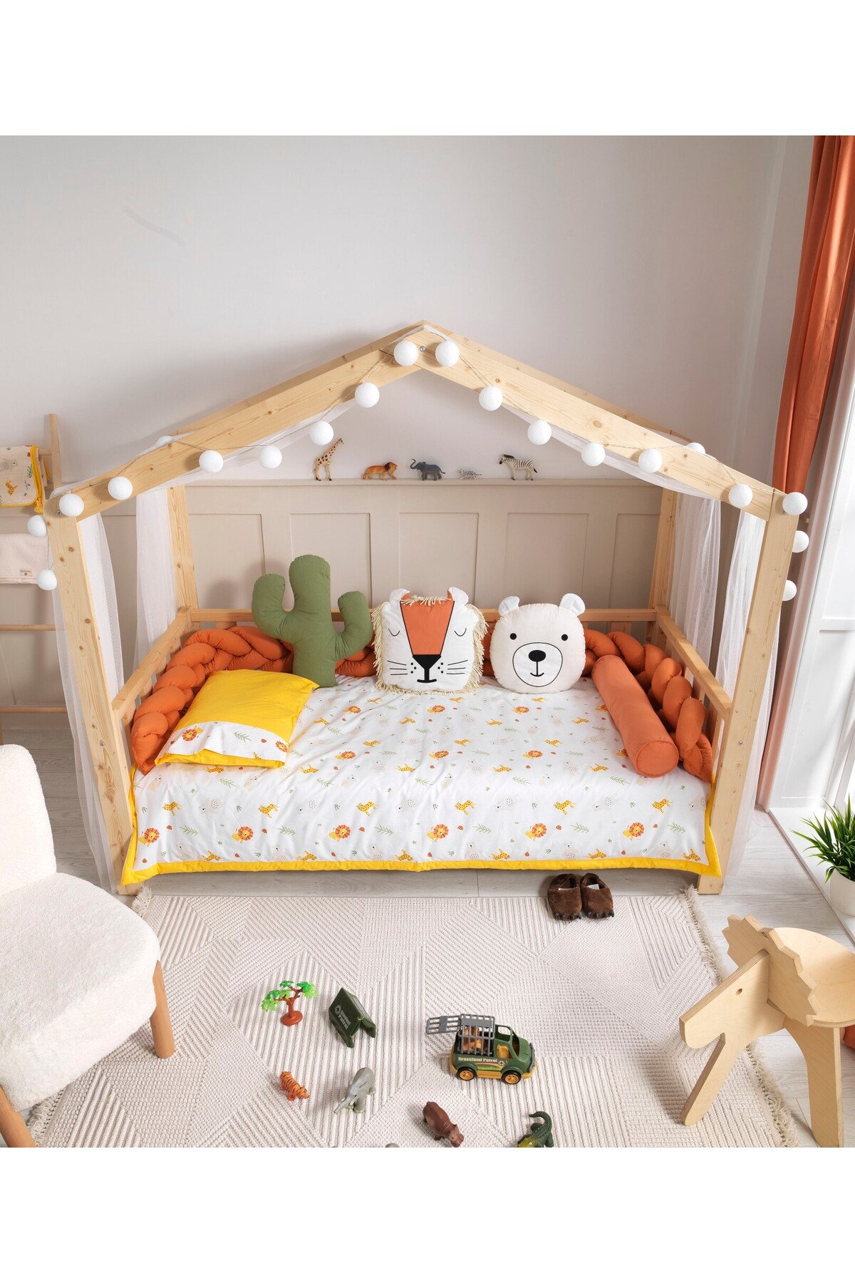 SOFT BABY TEKSTİL Safari Örgü Montessori Uyku Seti fotoğrafı 7 (önizleme)