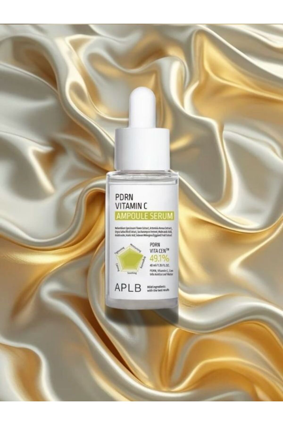 PDRN Vitamin C Ampoule Serum 40ml | PDRN ve C Vitamini İçerikli Yoğun Bakım Serumu — APLB-PDRN-C-SERUM — تصویر 5 از 5