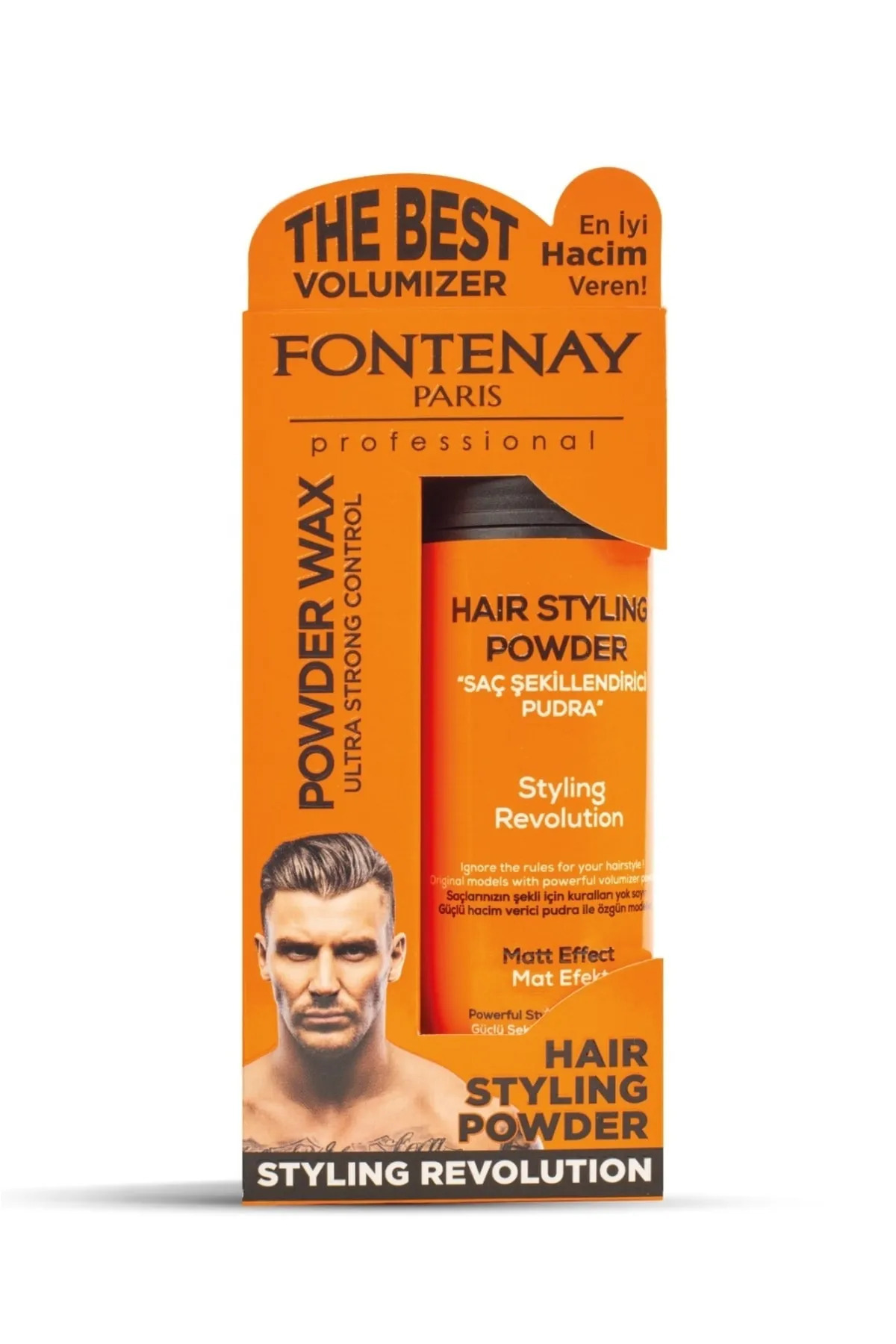 Saç Şekillendirici Turuncu Pudra Toz Wax Ultra Strong Turuncu 20gr