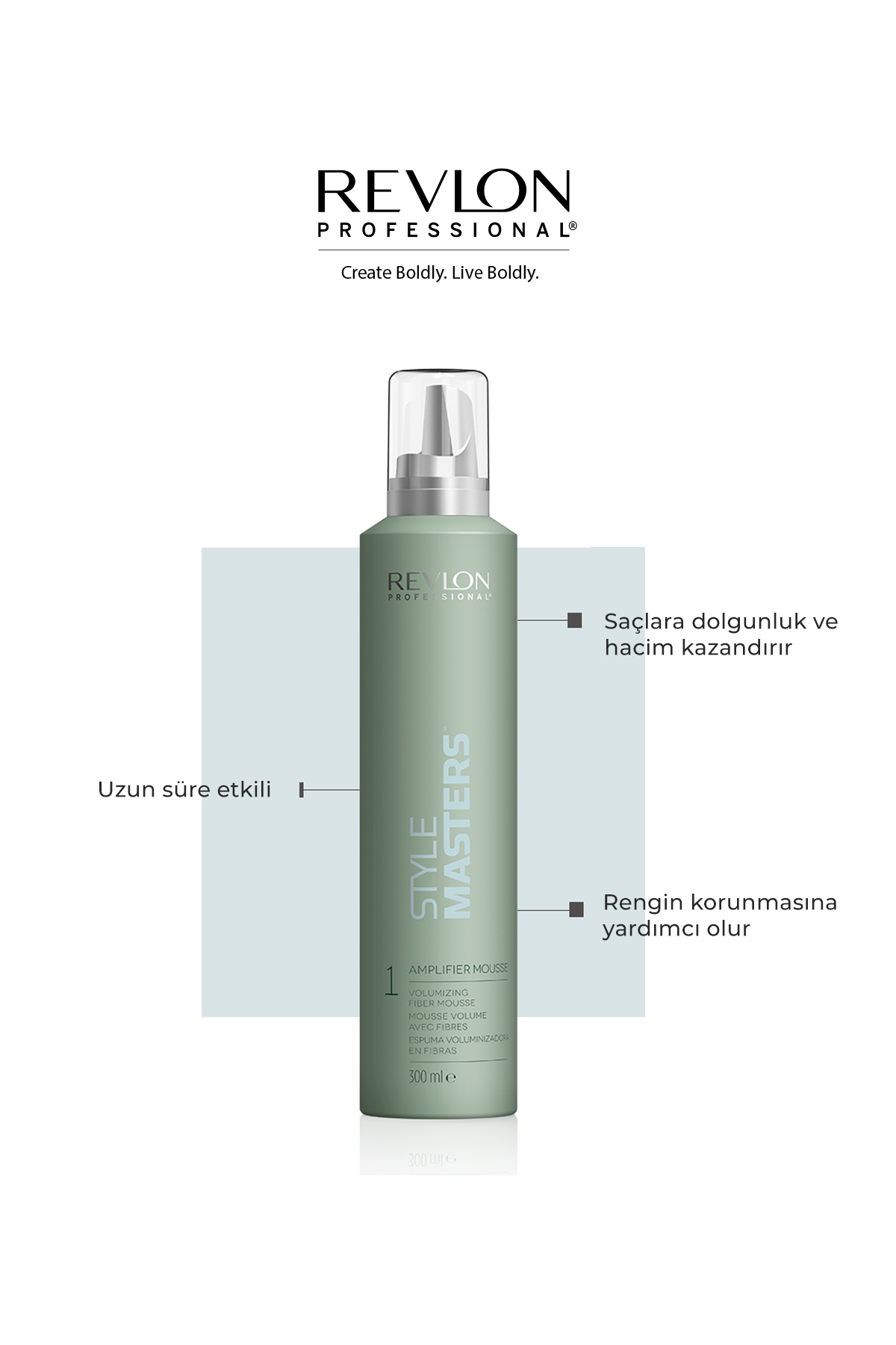 Style Masters Amplifier Mousse Dolgunlaştıran Saç Köpüğü 300 ml | Saçlara Hacim Ve Dolgunluk — ZO101004127 — تصویر 4 از 4