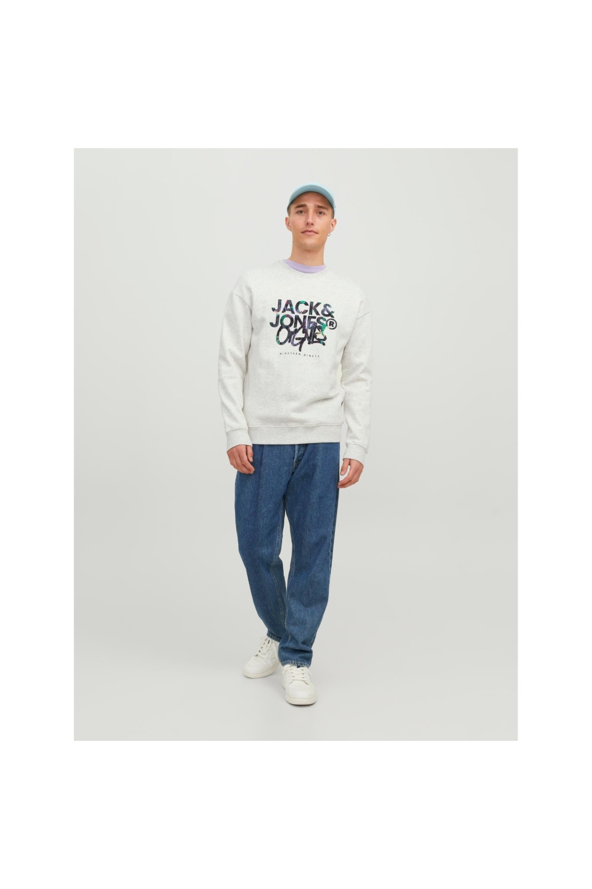 سویشرت مردانه طرح دار آستین بلند | جک اند جونز Jack & Jones 12242366 - تصویر 2
