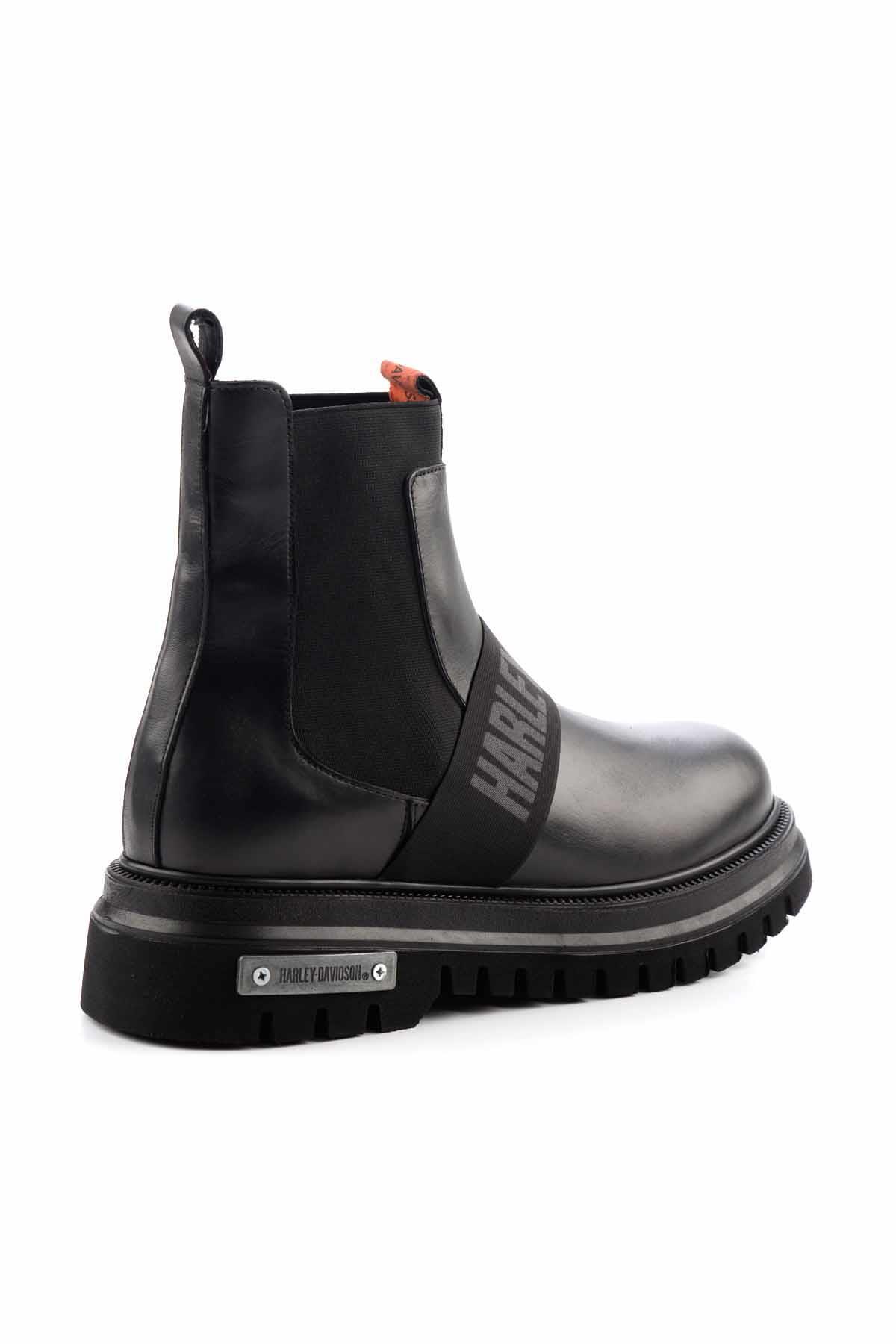 Harley Davidson 021M100557 POLPERRO NEFUD UNISEX BOT BLACK // DERİ görsel 6