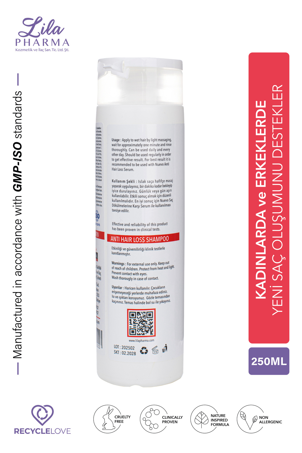 Nuevo Signature-3% Procapil Shampoo - Anti-Hair Loss and After Hair Transplant 3