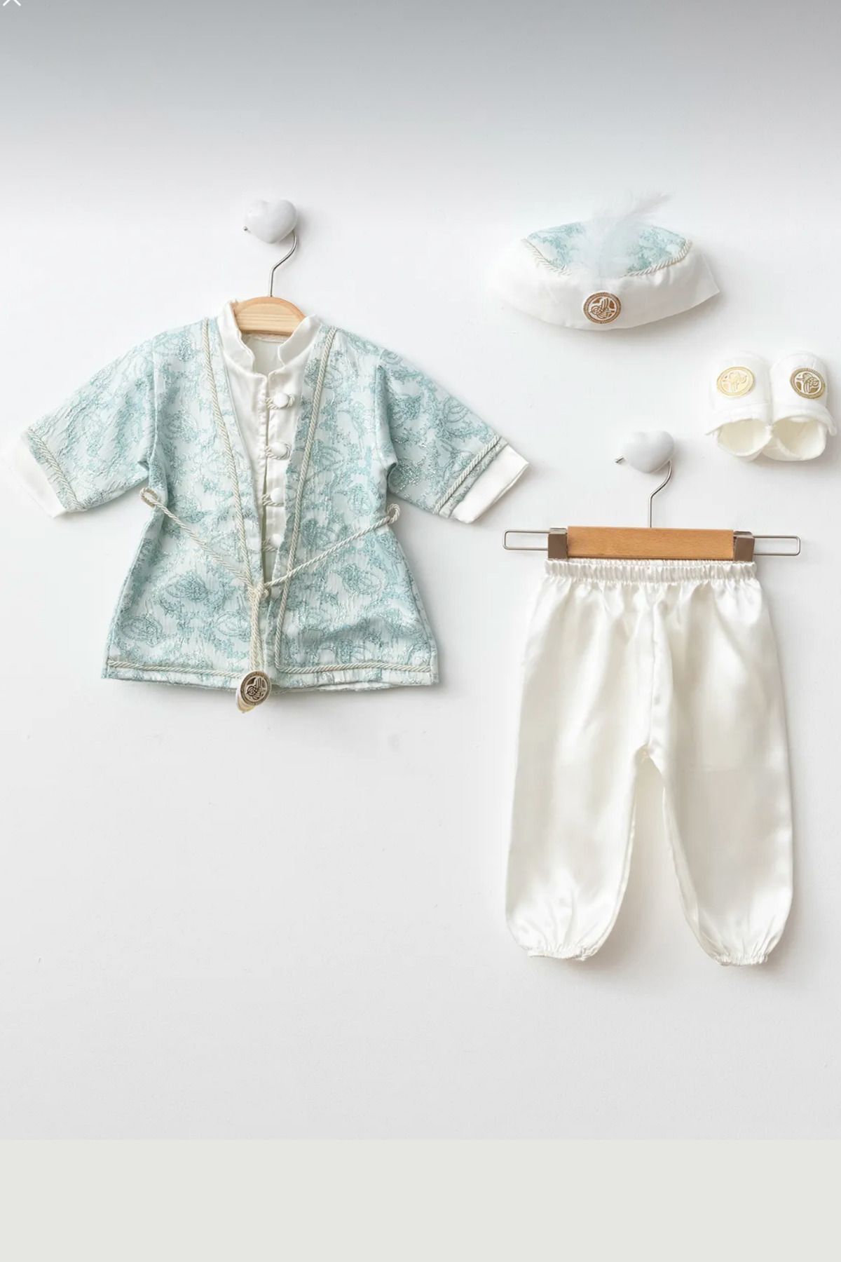 Cherub Baby Erkek Bebek Mevlütlük Şehzade Sünnetlik Sünnet Kıyafeti Erkek Çocuk Hediye Bebek Hediyelik fotoğrafı 2 (önizleme)