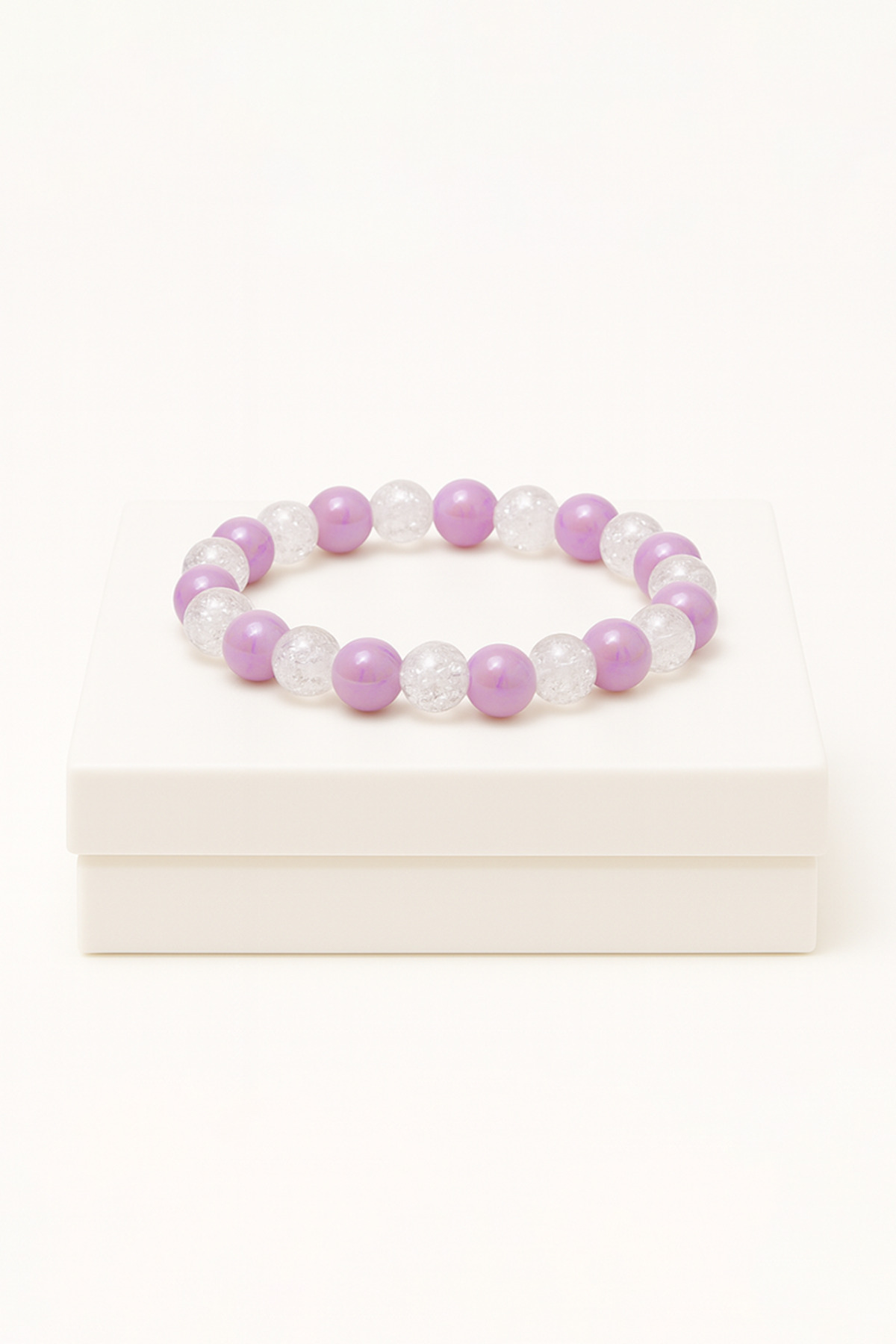 MakeWell-Boxed Glitter Kuromi Design Compression Earring Bracelet Set Boxed Kuromi Necklace Bracelet Set 3
