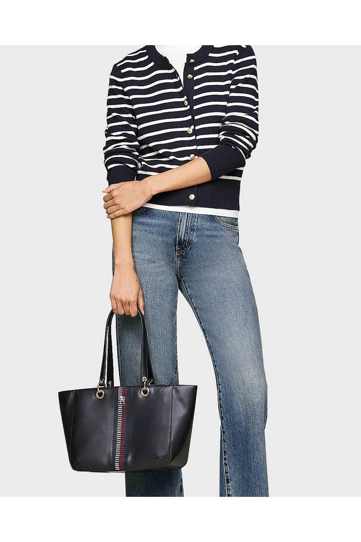 Tommy Hilfiger-Taška s logom - Taška Aw0Aw17112 Model Dw6 3