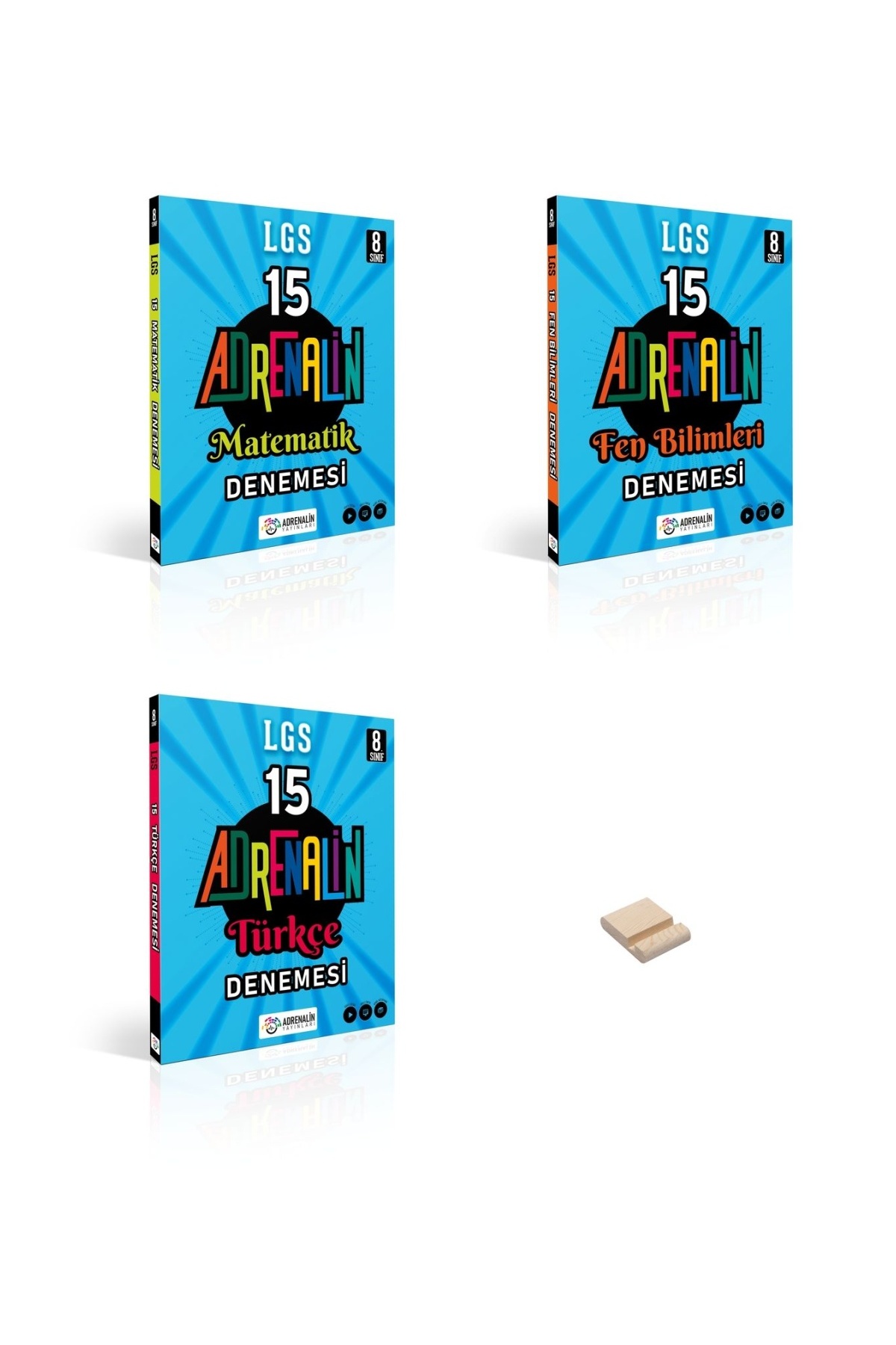 Adrenalin Yayınları LGS 8. Sınıf Matematik Fen Bilimleri ve Türkçe