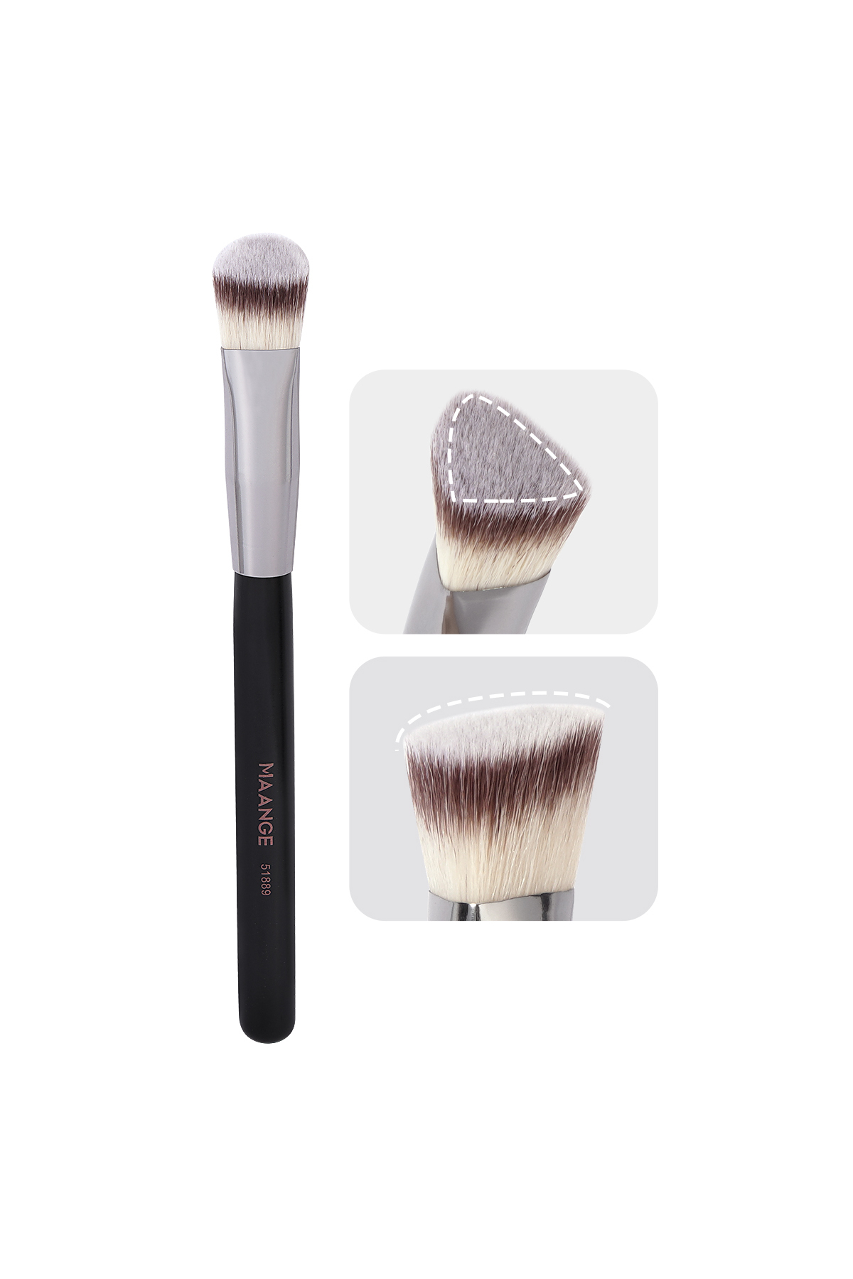 Choice Gun MAANGE Under Eye Concealer Makeup Brush Triangle Foundation Brush ...