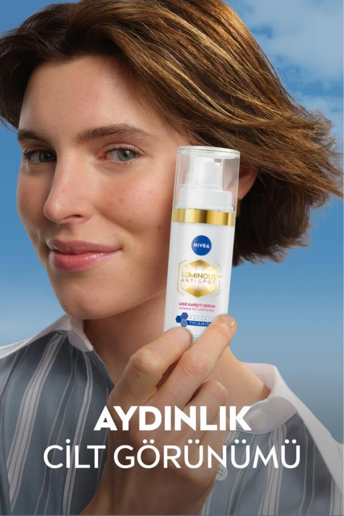 SUN SPF50+ Luminous630 Yüz Kremi 40ml Ve Thiamidol Etkili Leke Karşıtı Serum 30ml, Çanta Hediyeli — SET.NVE.1045 — تصویر 6 از 9