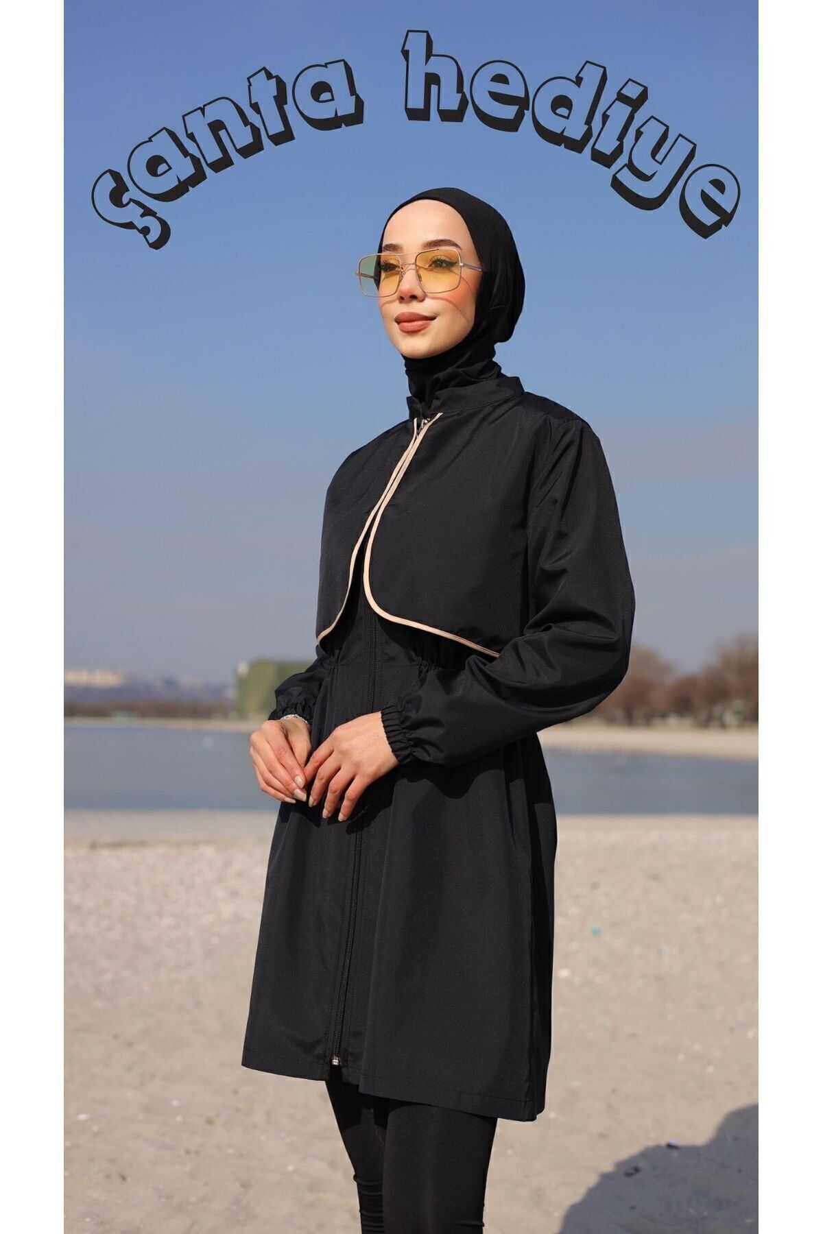 Nera Hijab Single Top Swimsuit Bag Gift