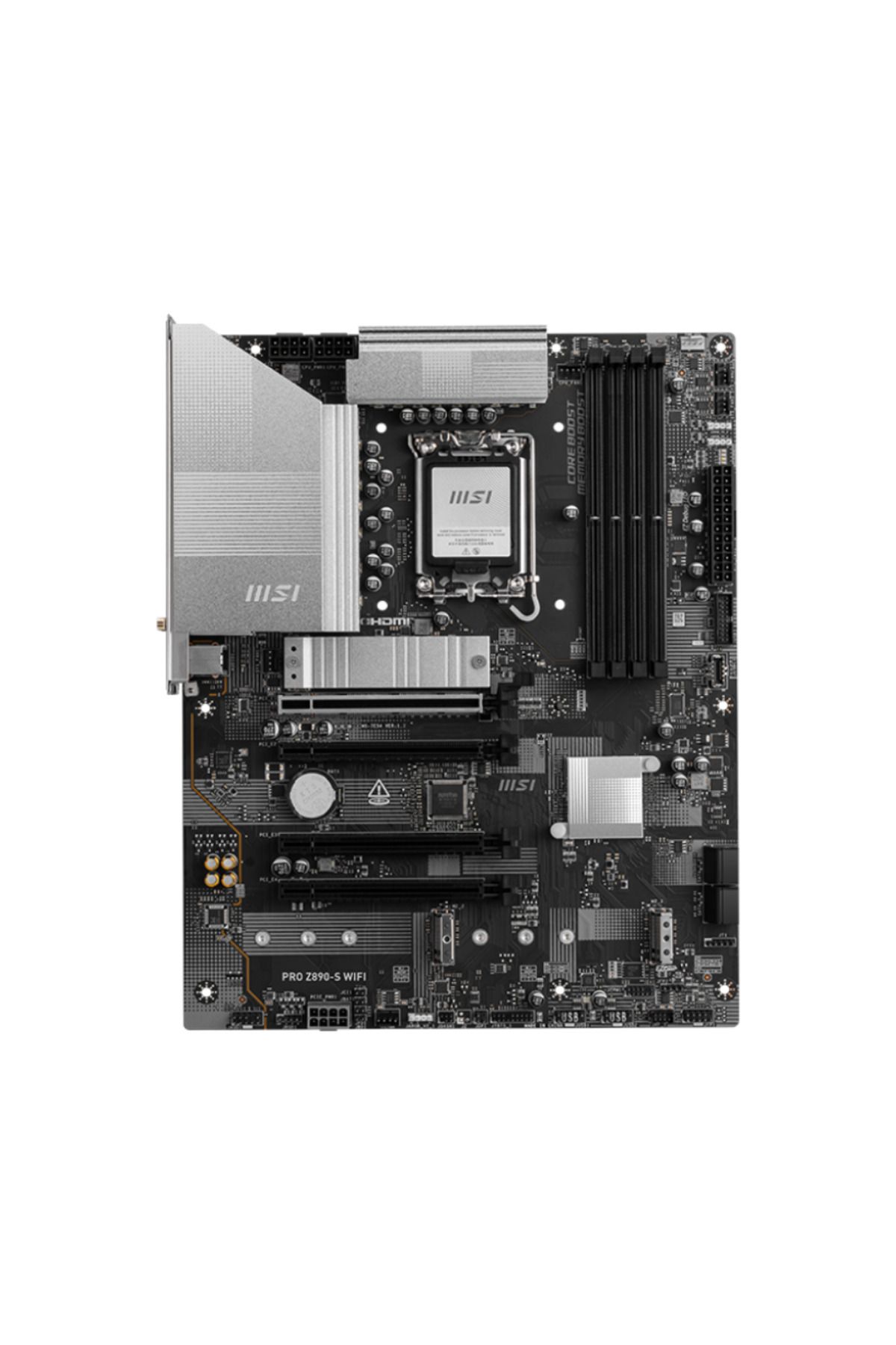 MSI-Pro Z890-S Wifi Ddr5 Z890 Socket 1851 8600Mhz(Oc) Wifi7 Atx Gaming Motherboard 1