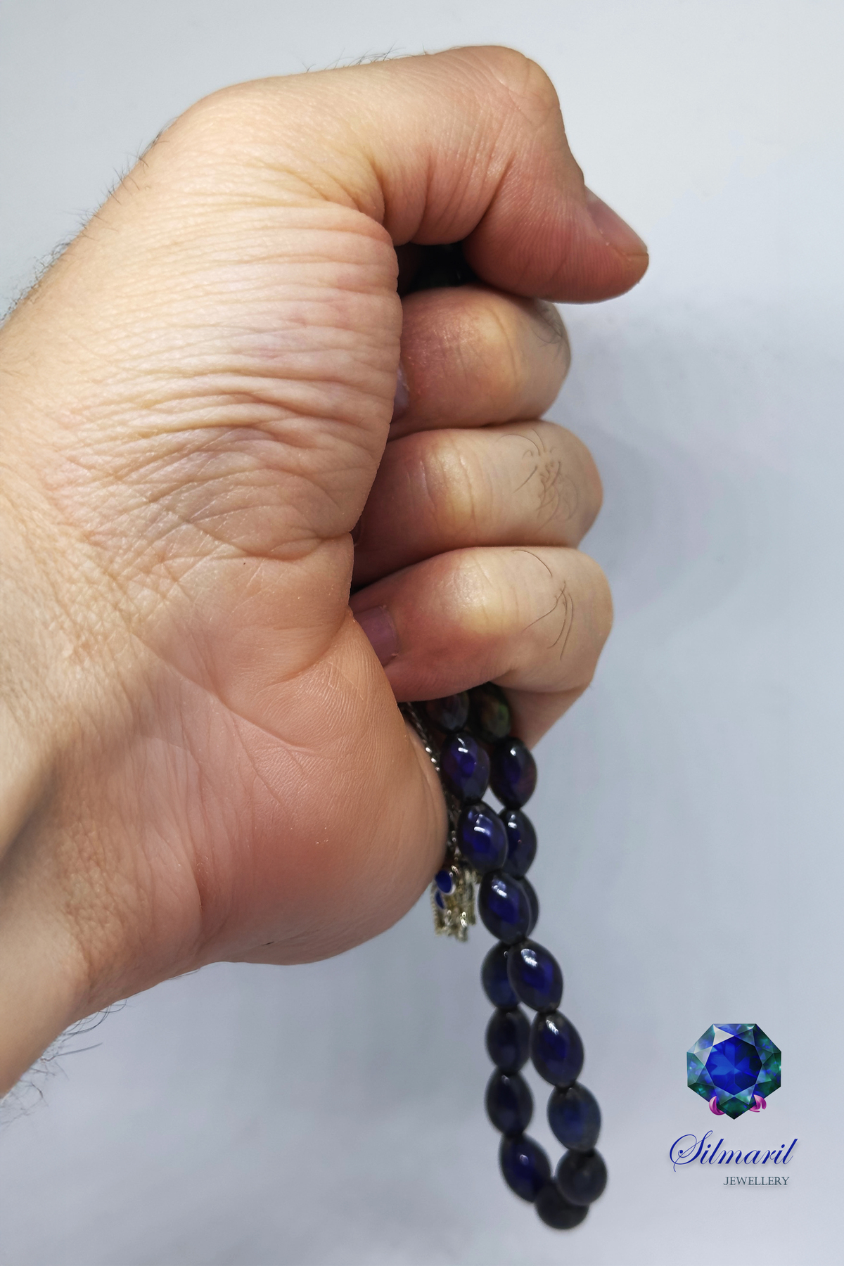 Renk Değiştiren His Taşı Bukalemun Tespih – Özel Tasarım Püskül - Doğaltaş Koleksiyonluk Vip Kutulu — Silmaril Store — Tespih (4)