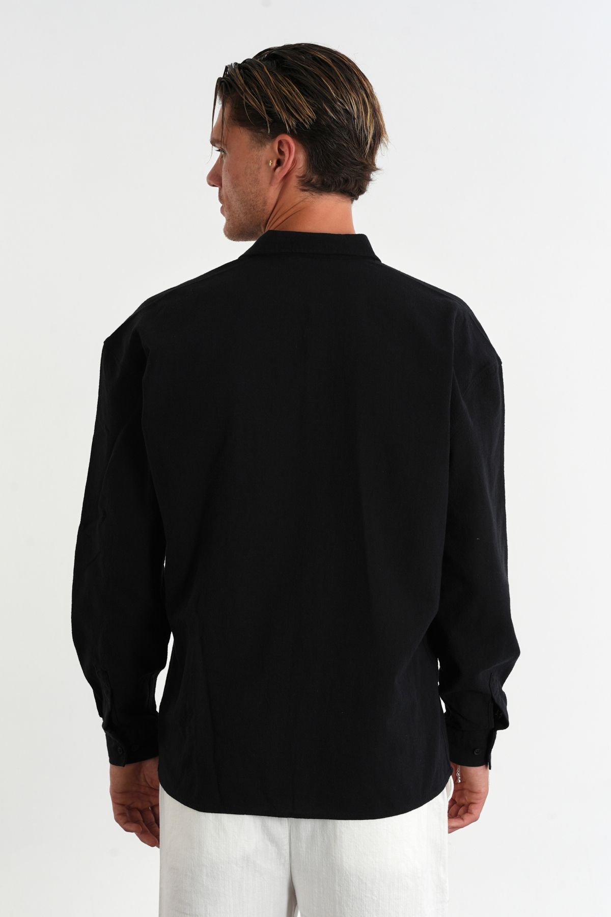 Redline-Ανδρικό βαμβακερό πουκάμισο Comforted Oversize 5