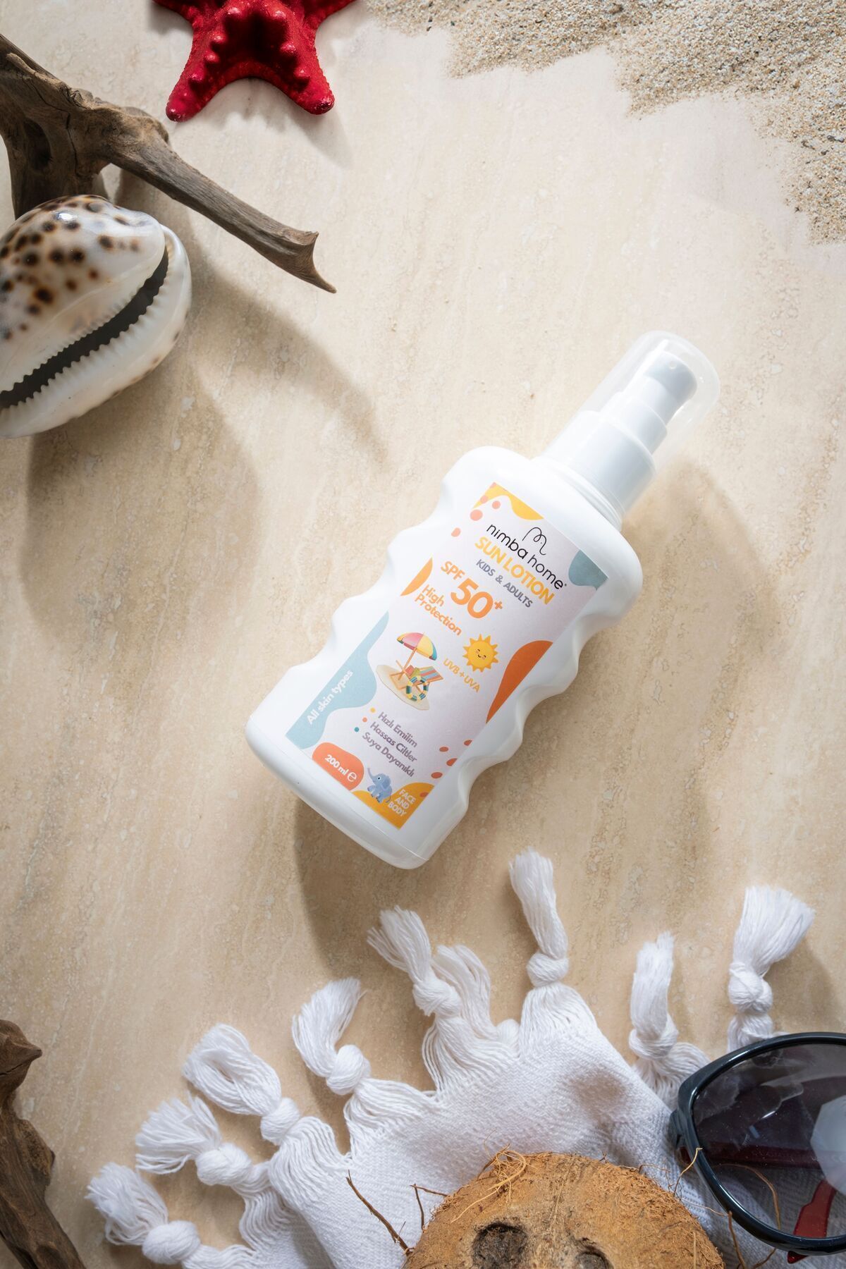 Güneş Koruyucu Losyon 50 Spf 200 ml — NBea-063 — تصویر 6 از 6